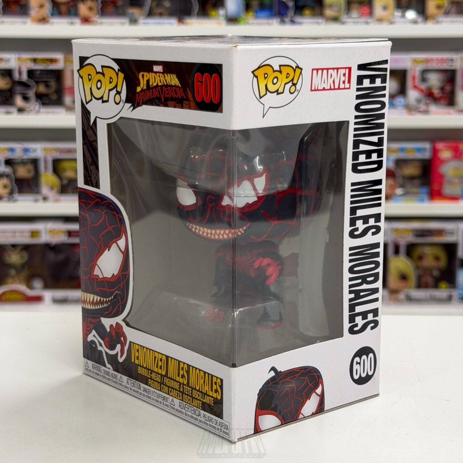 Funko Pop Marvel Spider-Man Maximum Venomized Miles Morales 600 Toy Vinyl Figure