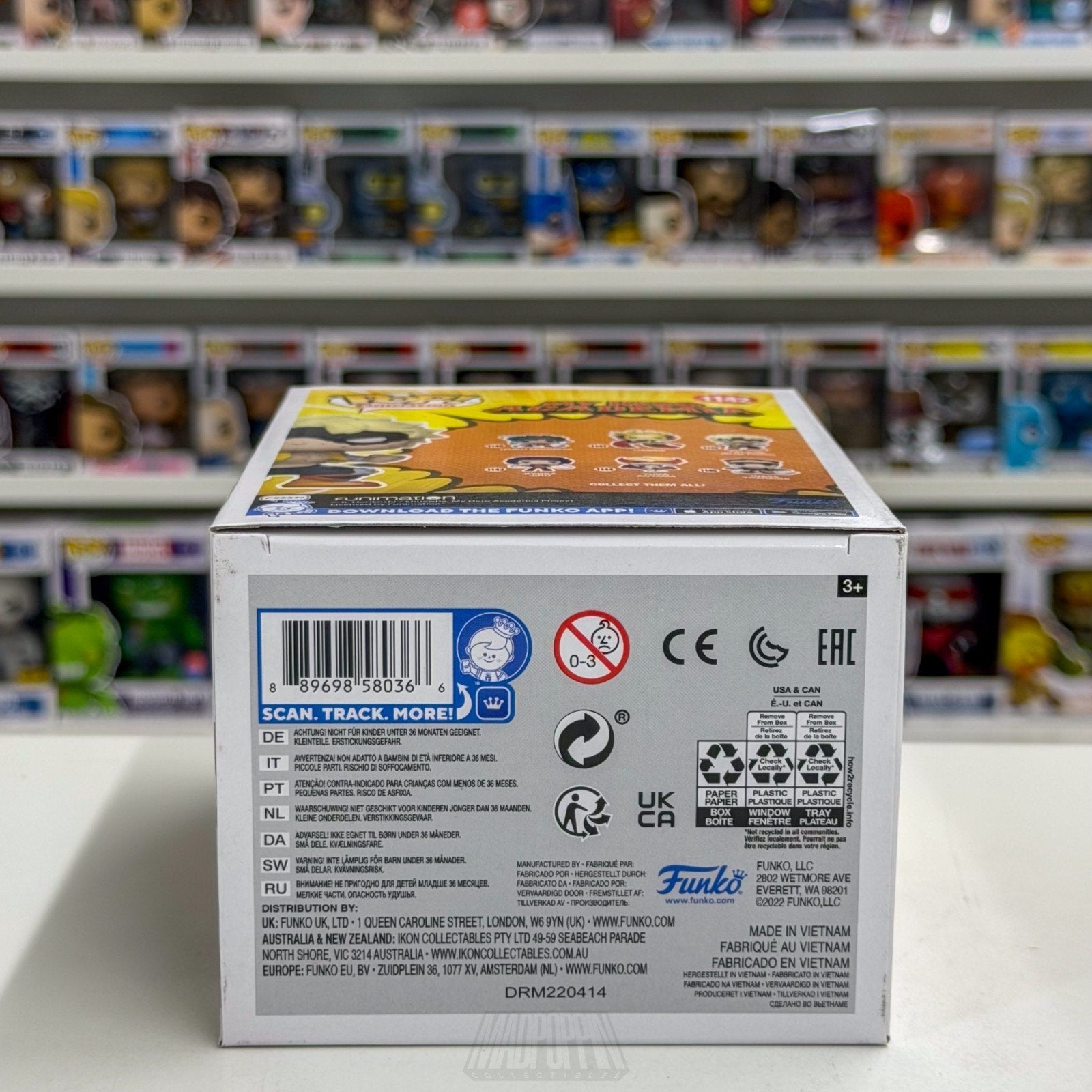 Funko Pop Anime My Hero Academia Fatgum Slim Form 1142 Japan Manga Vinyl Figure