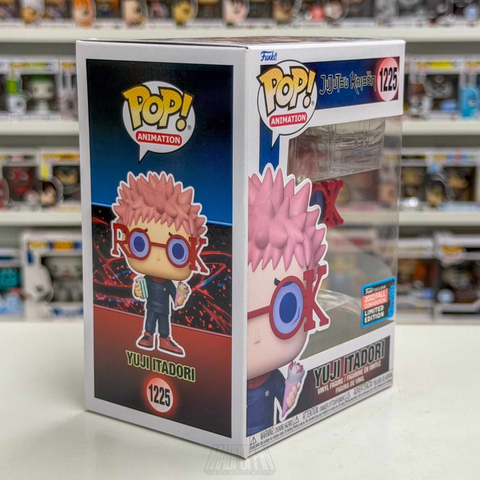 Funko Pop Anime Jujutsu Kaisen Yuji Itadori NYCC 1225 Japan Manga Vinyl Figure