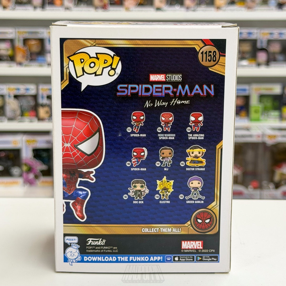 Funko Pop Marvel No Way Home Friendly Neighborhood Spider-Man Hot Topic 1158 Toy