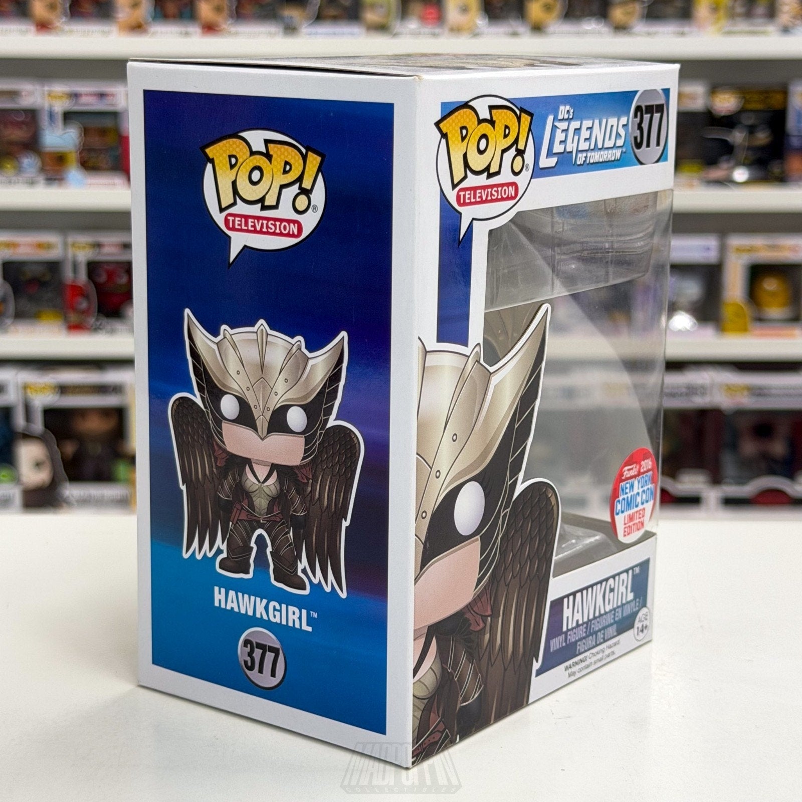 Funko Pop TV DC Legends of Tomorrow Hawkgirl NYCC 377 Egyptian Priestess Figure