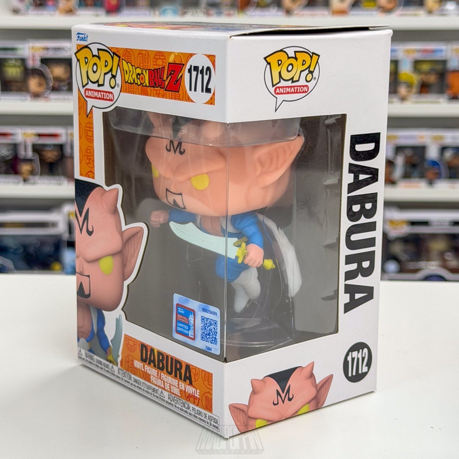 Funko Pop Anime Dragon Ball Z Dabura NYCC Fall Con 712 Japan Manga Vinyl Figure