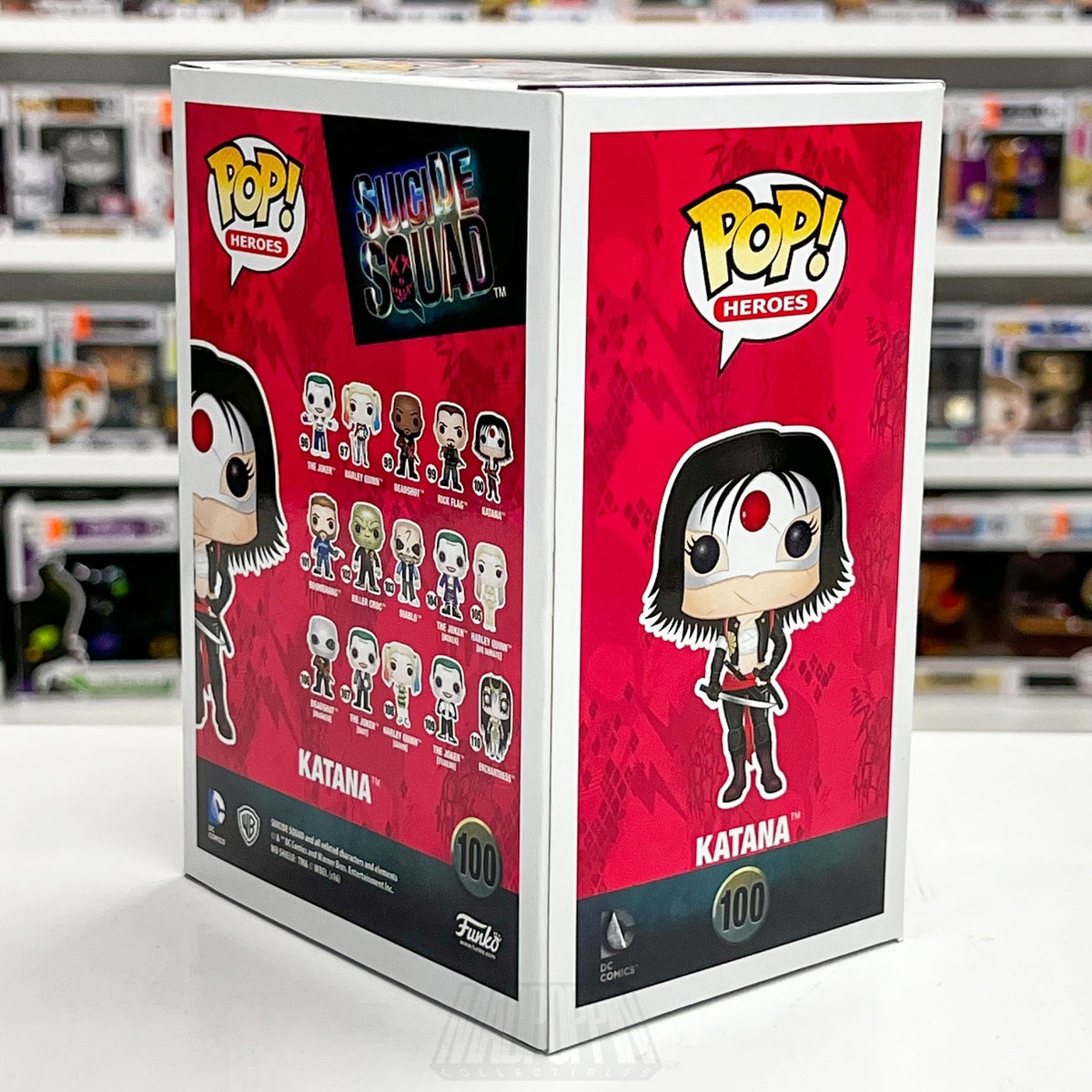 Funko Pop DC Super Heroes Suicide Squad Katana 100 Samurai Movie Vinyl Figure
