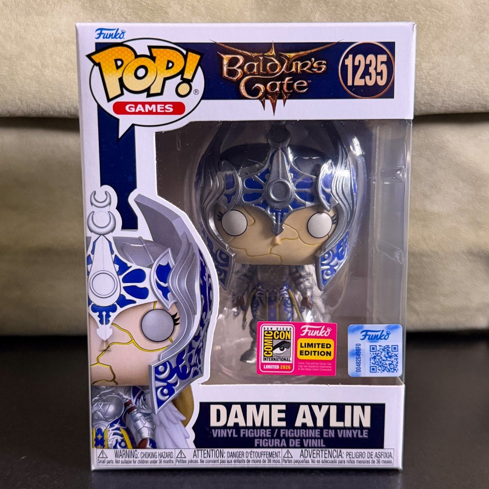 Funko Pop Games Baldur’s Gate Dame Aylin 1235 SDCC 2026 Video Toy Vinyl Figure