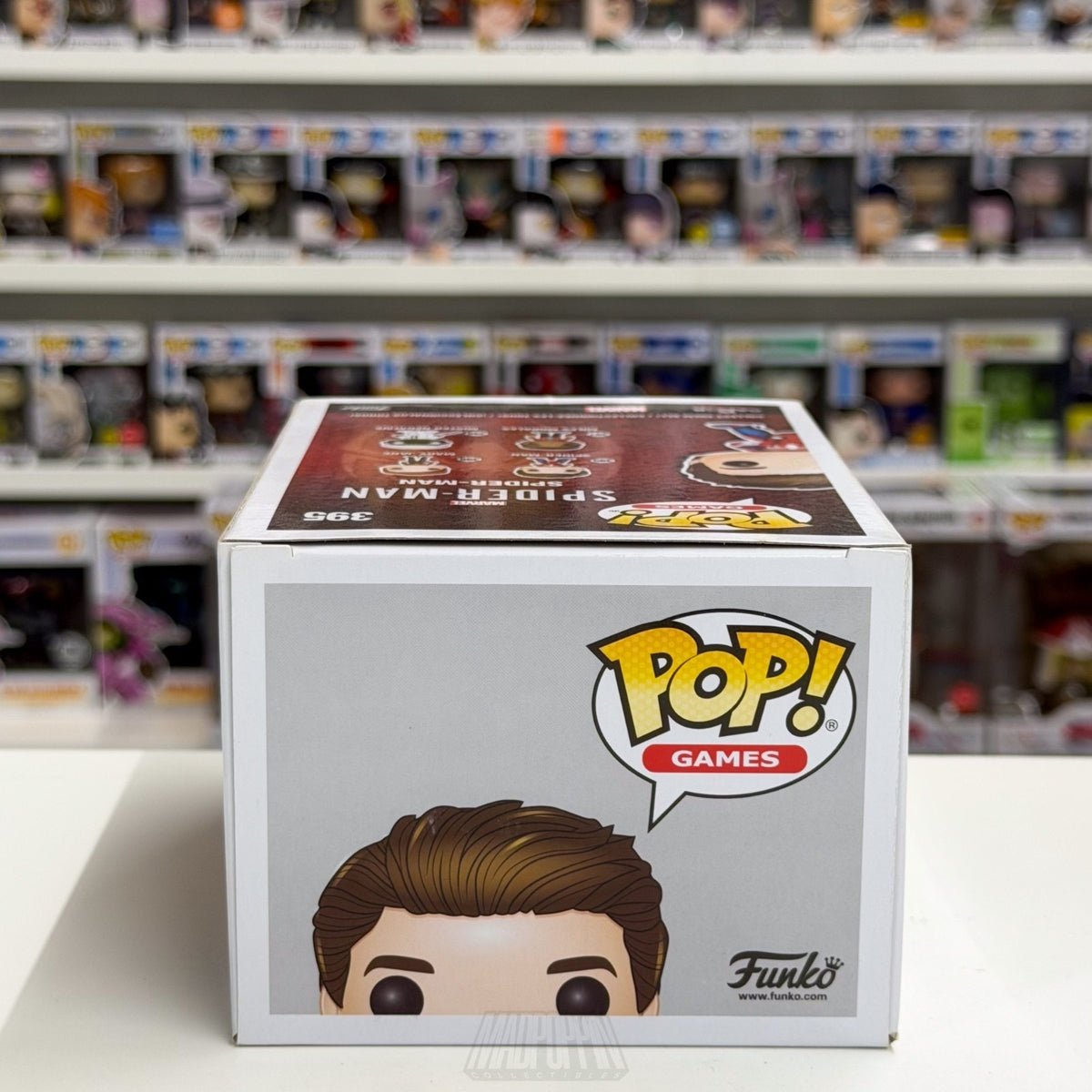 Funko Pop Marvel GamerVerse Spider-Man Peter Parker Unmasked 395 Vinyl Figure