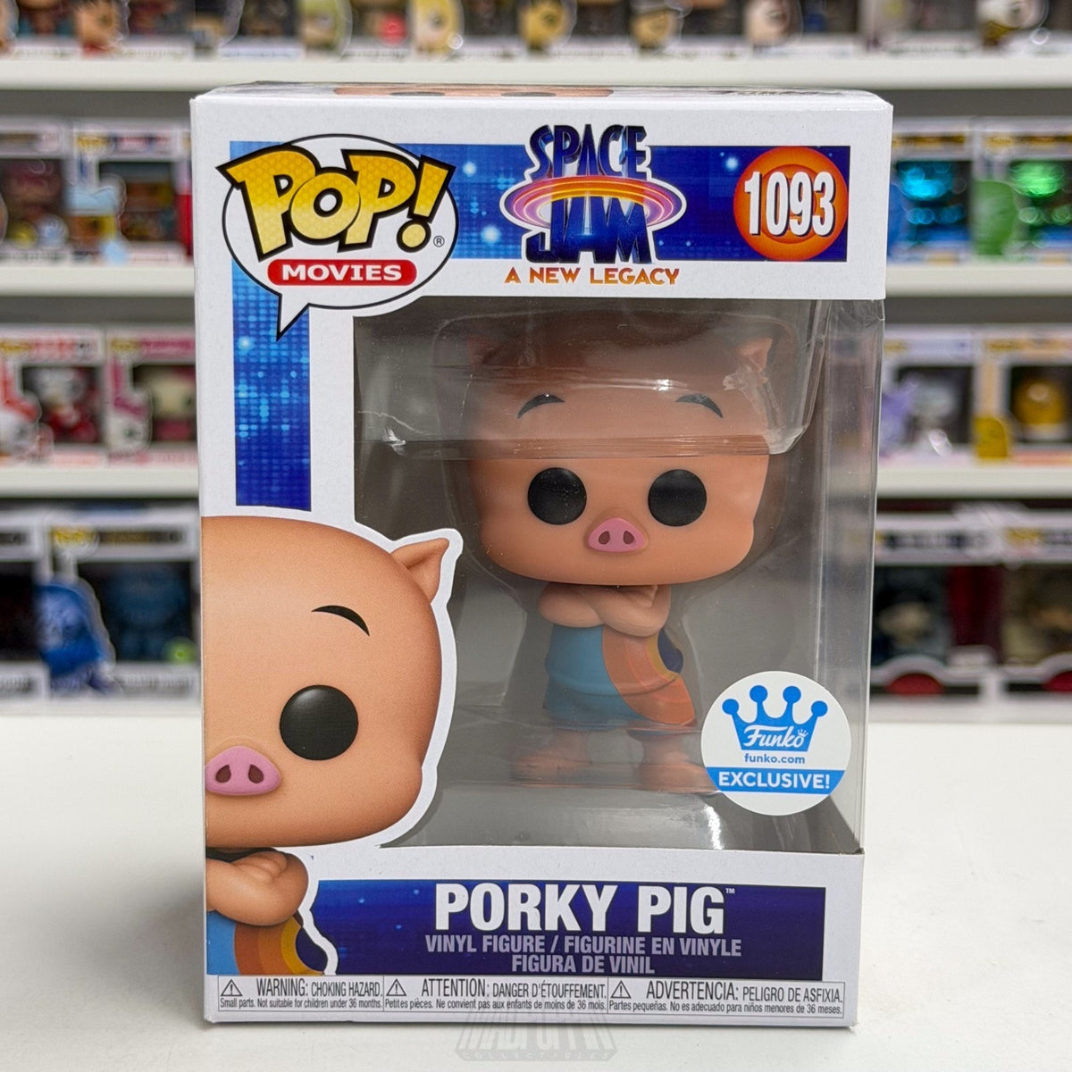 Funko Pop Movies Space Jam A New Legacy Porky Pig Tune Squad 1093 Vinyl Figure