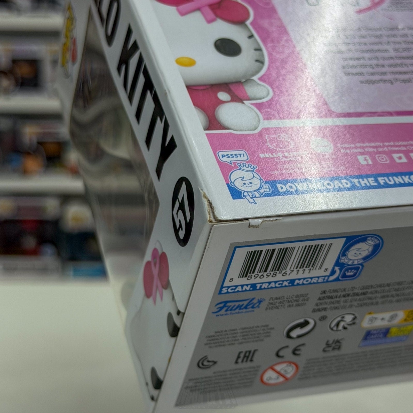 Funko Pop Sanrio Hello Kitty Exclusive 57 Kawaii Cute White Cat Toy Vinyl Figure