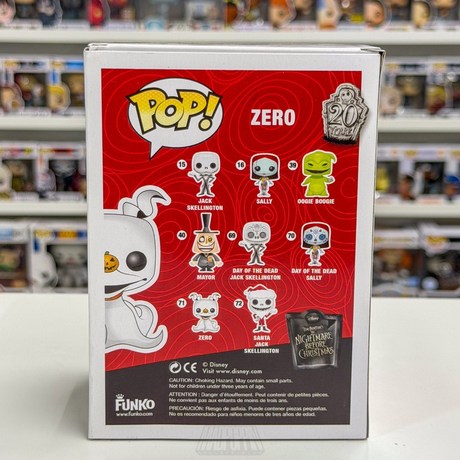 Funko Pop Disney Nightmare Before Christmas NBC Zero 71 Jacks Pet Ghost Dog Toy