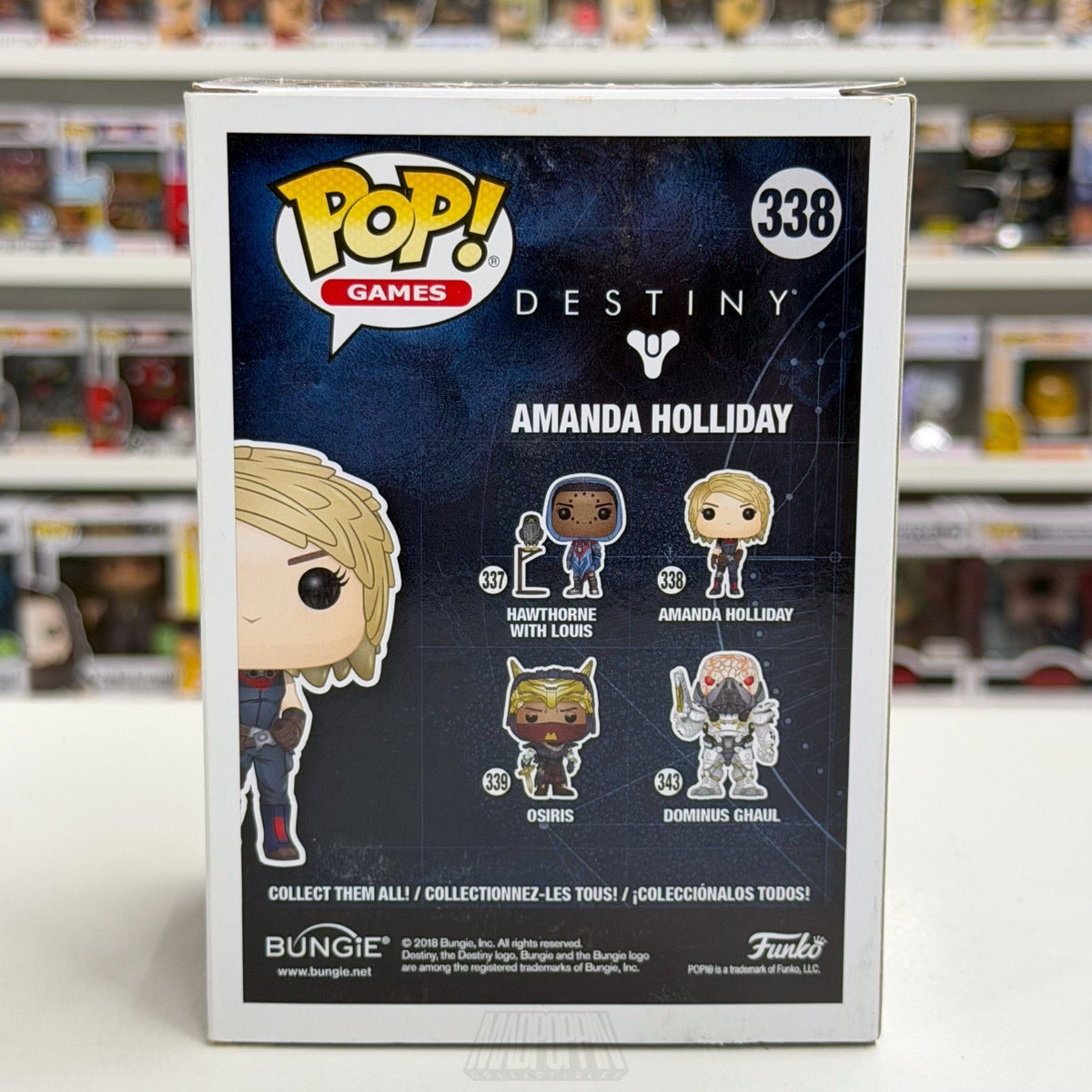 Funko Pop Games Destiny Amanda Holliday 338 Chief Shipwright NPC Vinyl Figure