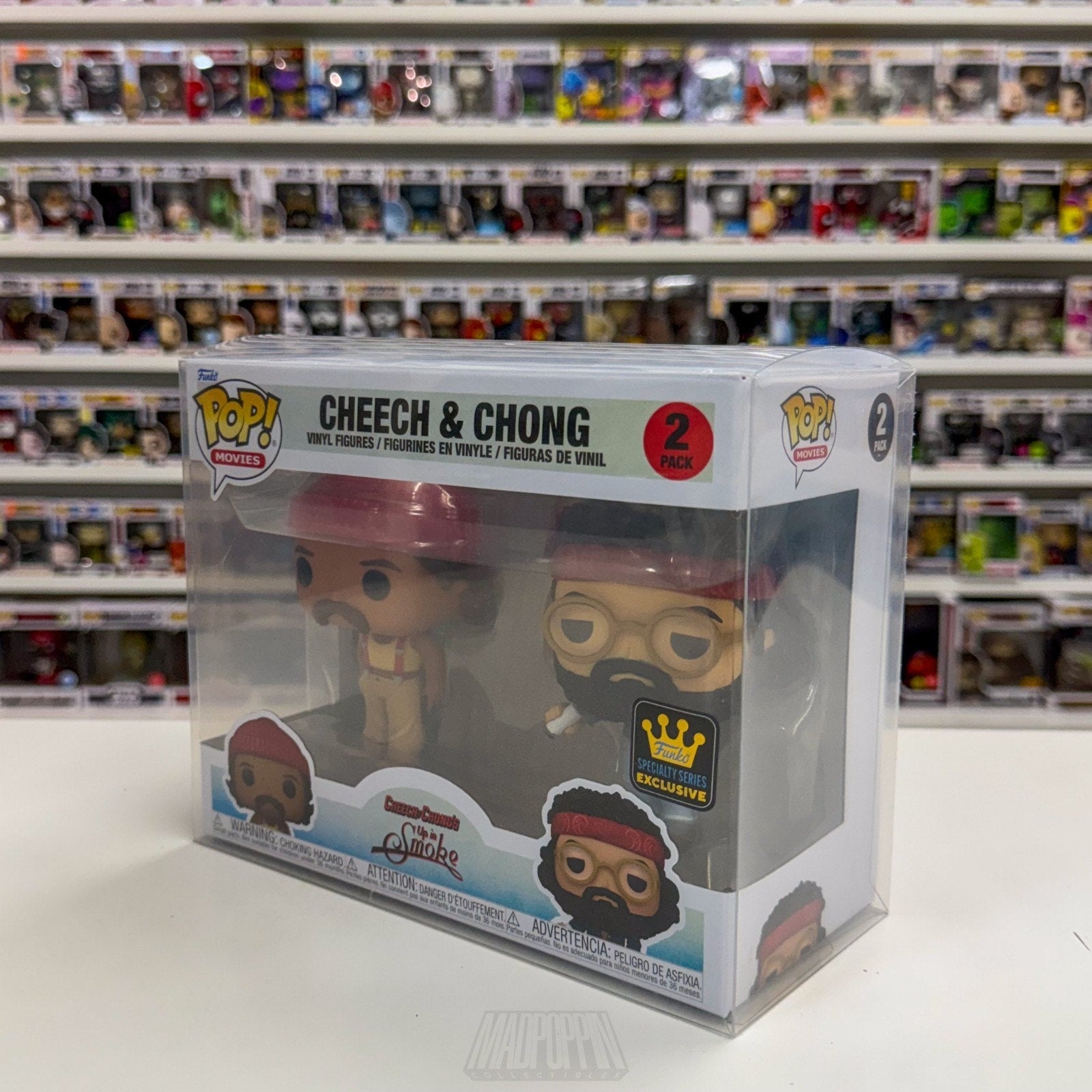 Funko Pop Movies Up In Smoke Cheech & Chong 2 Specialty Series Pack Vinyl Figure