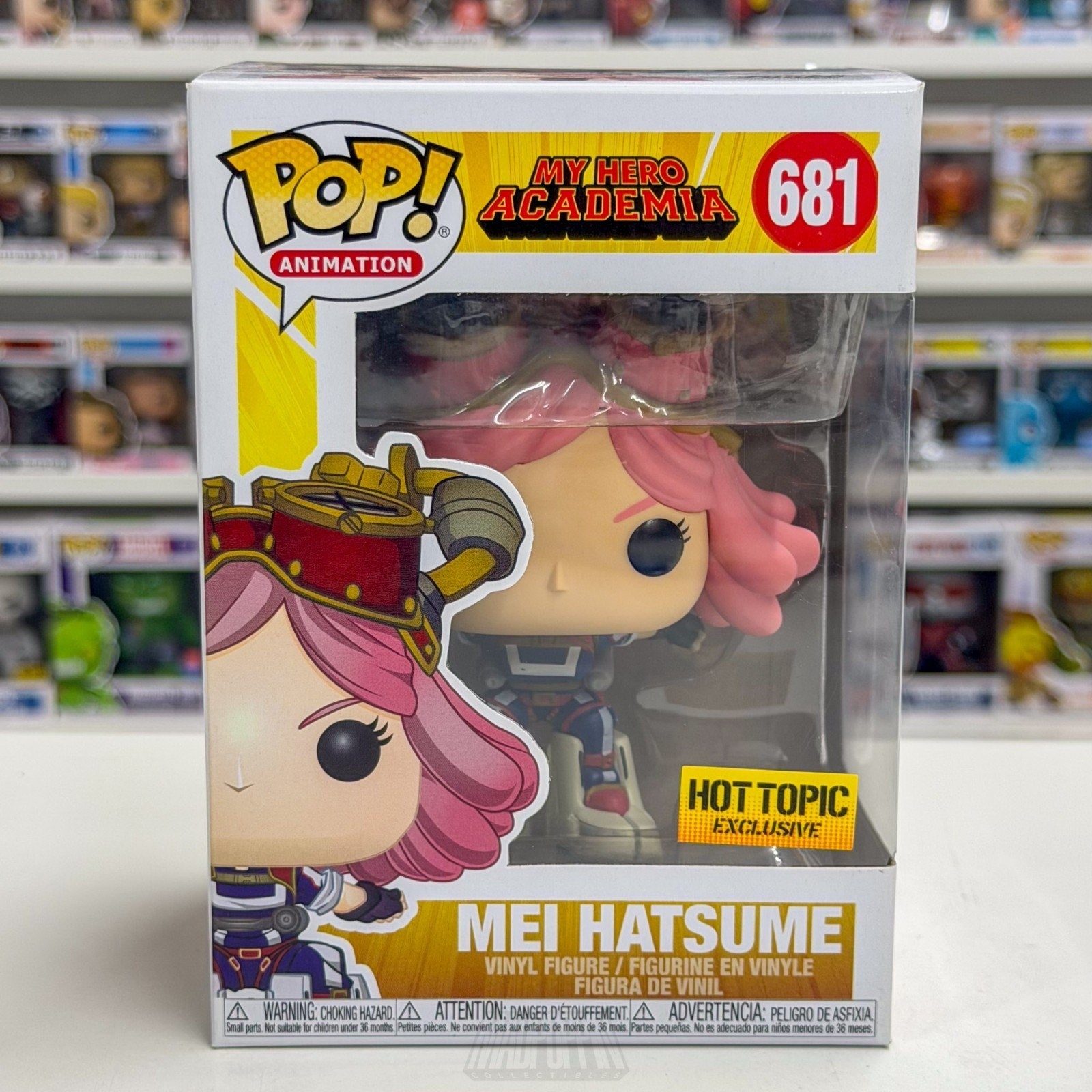 Funko Pop Anime My Hero Academia Mei Hatsume Hot Topic 681 Manga Vinyl Figure