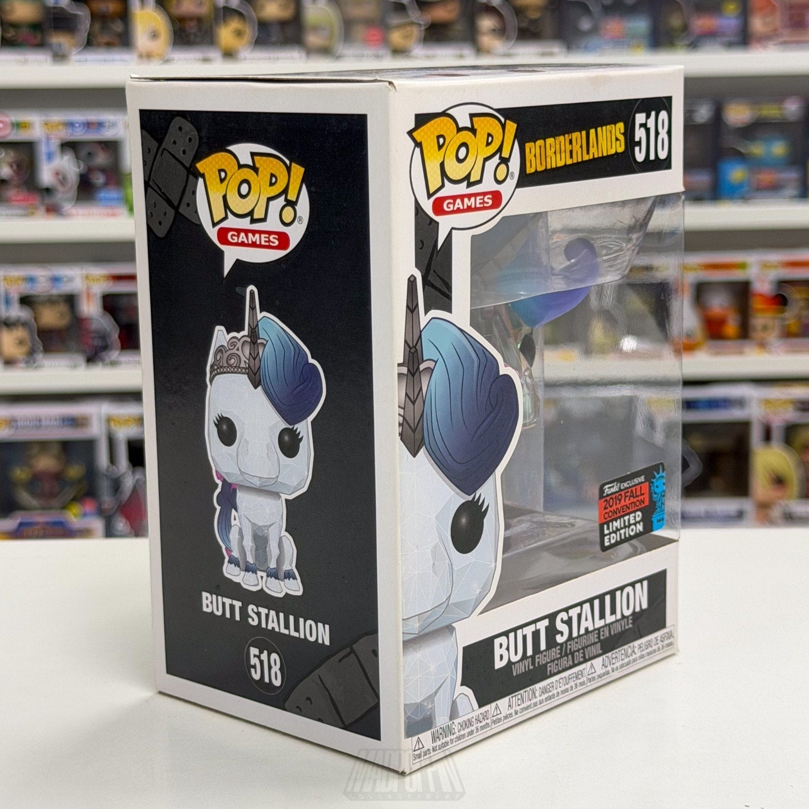 Funko Pop Games Borderlands Butt Stallion NYCC 518 Diamond Pony Toy Vinyl Figure
