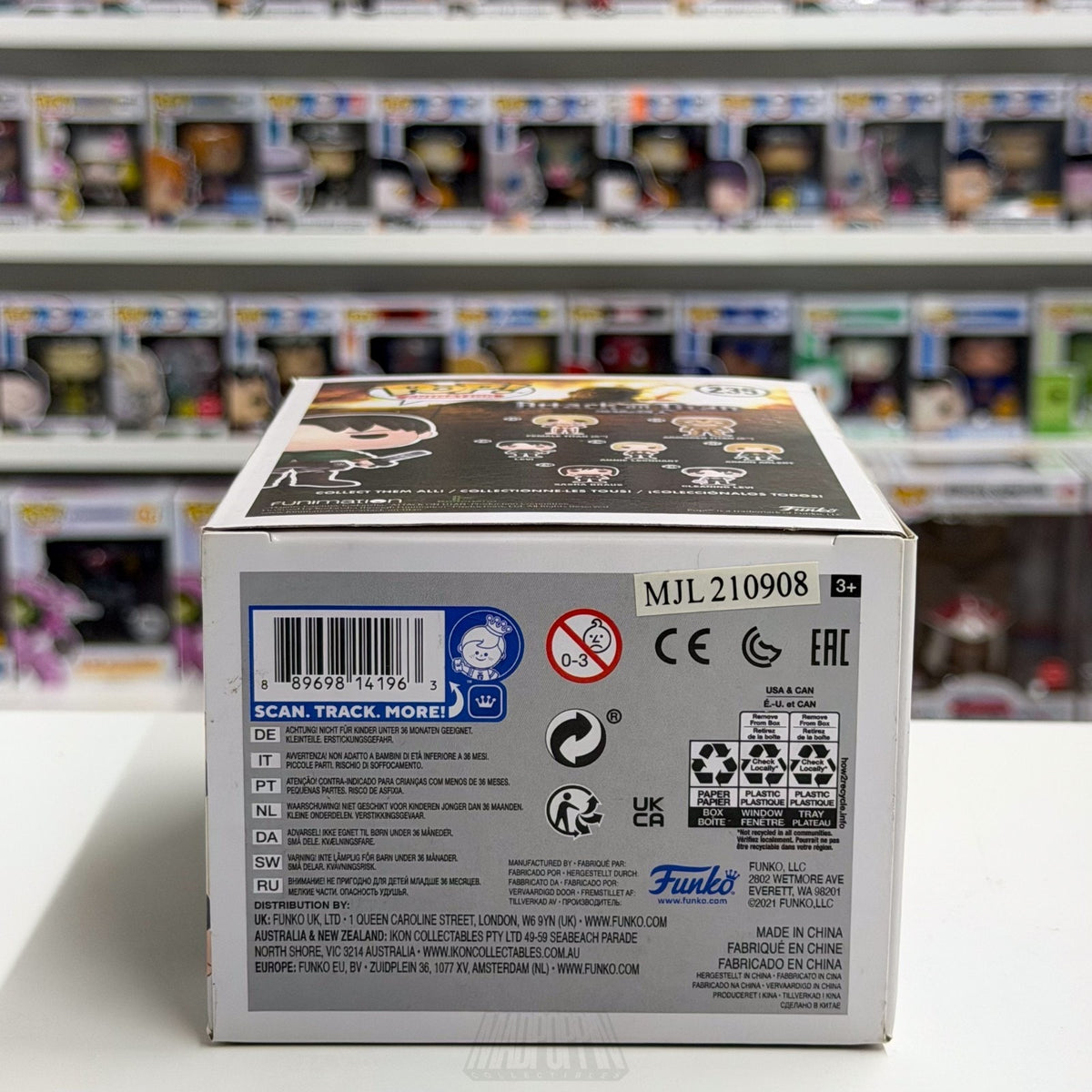 Funko Pop Anime Attack on Titan Levi Ackerman 235 Japanese Manga Vinyl Figure
