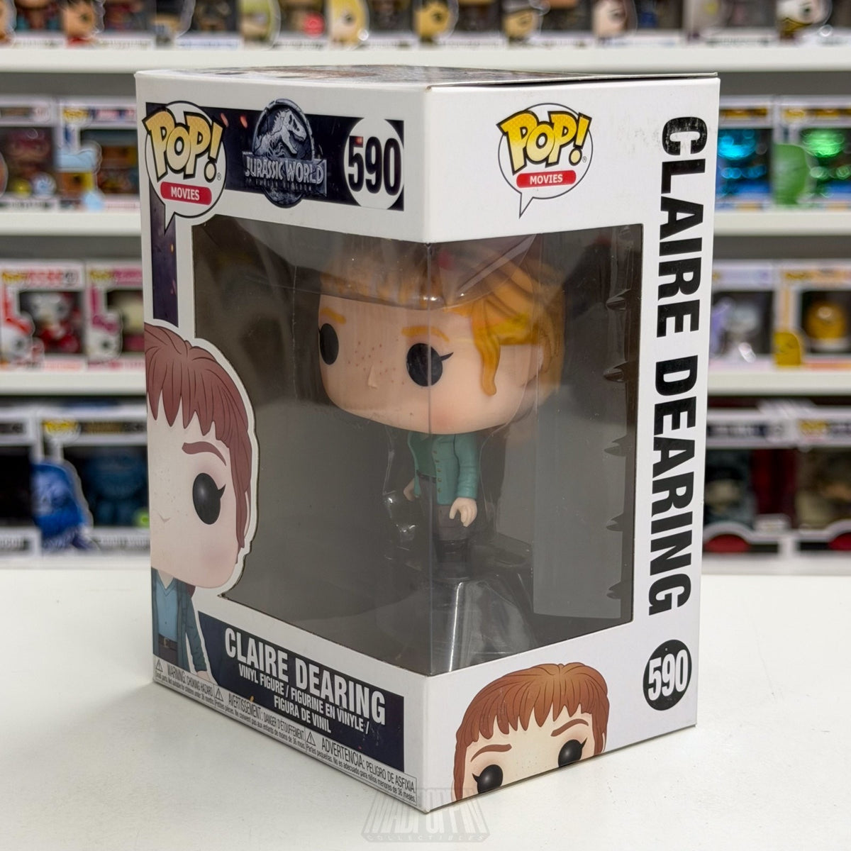 Funko Pop Movies Jurassic World Fallen Kingdom Claire Dearing 590 Vinyl Figure