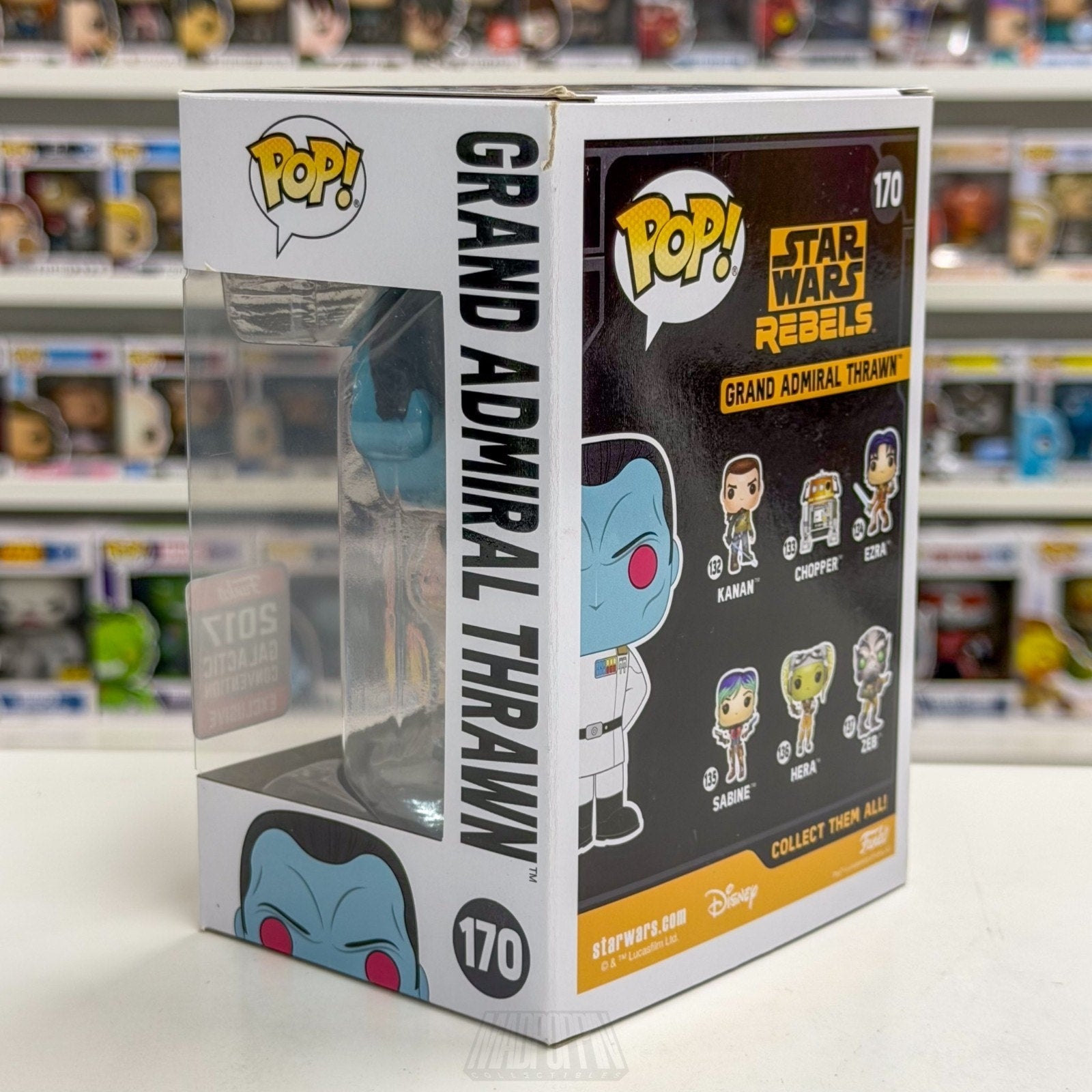 Funko Pop Star Wars Rebels Grand Admiral Thrawn Galactic Con 170 Vinyl Figure