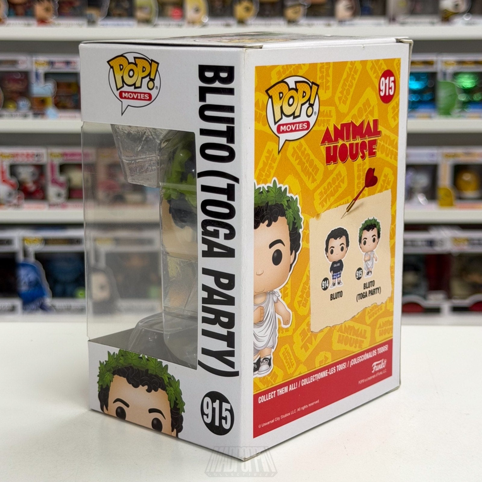 Funko Pop Movies Animal House John Bluto Blutarsky Toga Party 915 Vinyl Figure