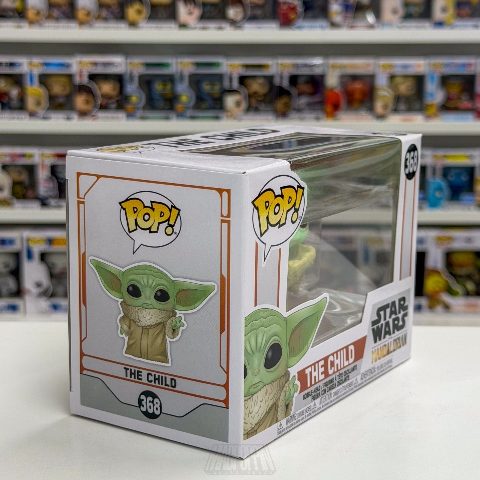 Funko Pop Star Wars Mandalorian The Child Grogu 368 Baby Yoda Toy Vinyl Figure