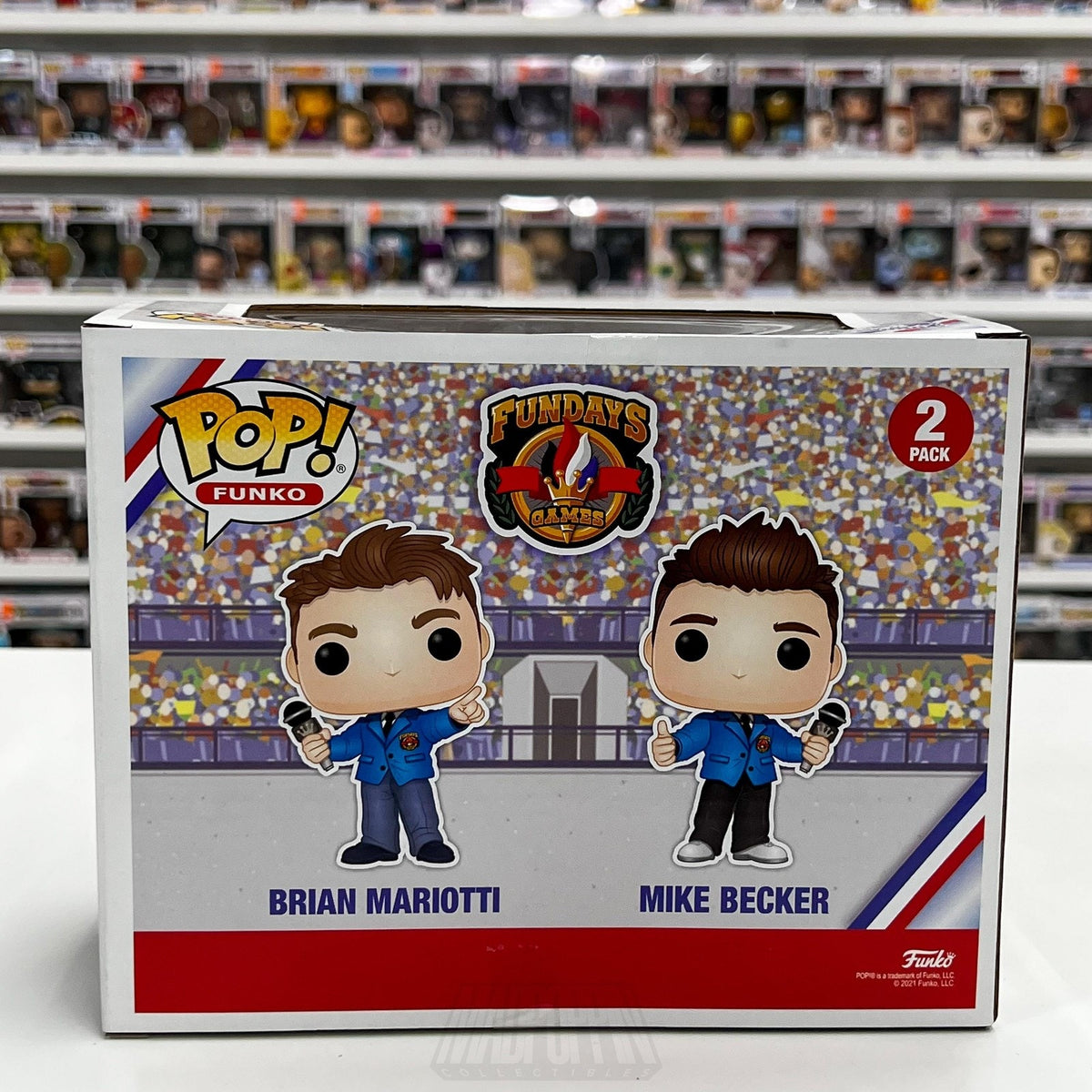 Funko Pop Mariotti & Becker 2 Pack Fundays Vinyl Figures 2021 Limited Edition