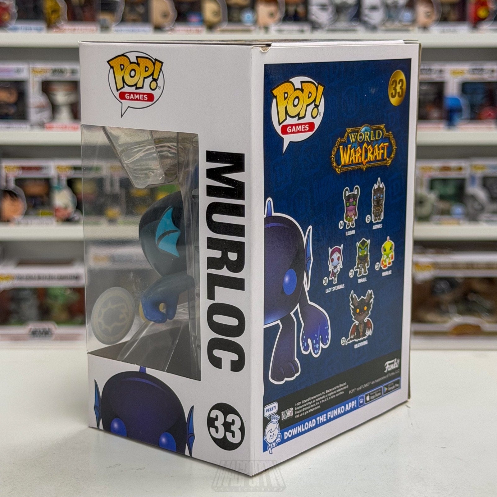 Funko Pop Games World of Warcraft WoW Murloc Blow Glow Blizzard 33 Vinyl Figure