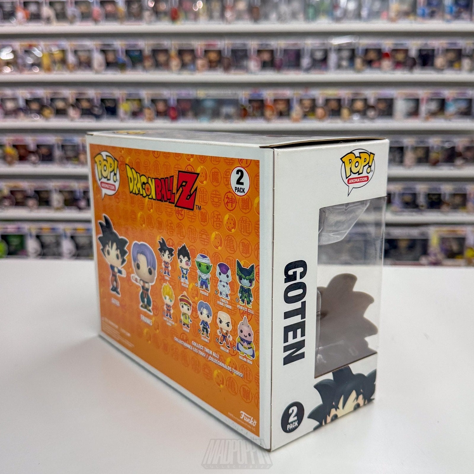 Funko Pop Anime Dragon Ball Z Goten Trunks BoxLunch 2 Pack Manga Vinyl Figure