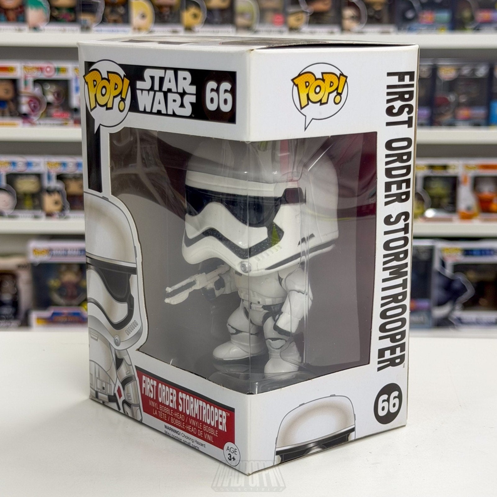 Funko Pop Star Wars The Force Awakens First Order Stormtrooper 66 Vinyl Figure