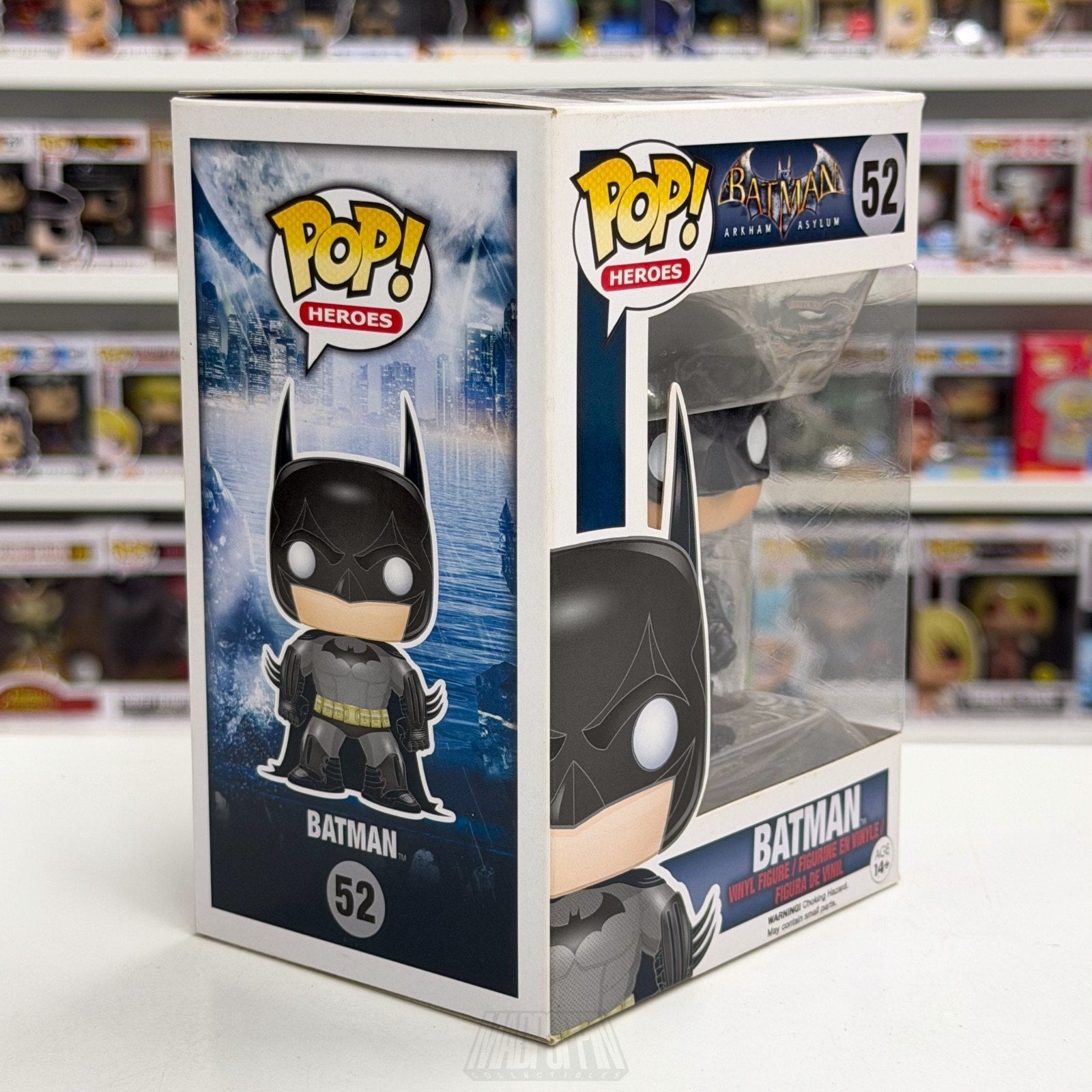 Funko Pop DC Heroes Batman Arkham Asylum 52 Gotham City Video Game Vinyl Figure