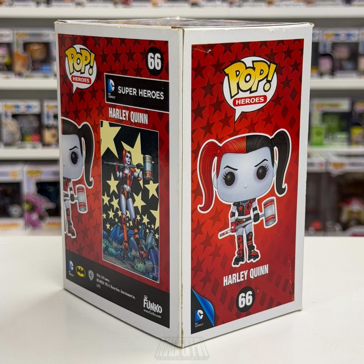 Funko Pop DC Super Heroes Harley Quinn New 52 Roller Derby 66 Toy Vinyl Figure
