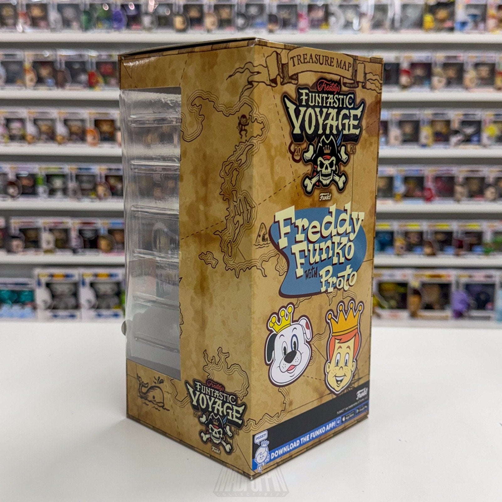 Funko Wacky Wobbler Fundays Funtastic Voyage Freddy Proto Bobblehead Toy Figure
