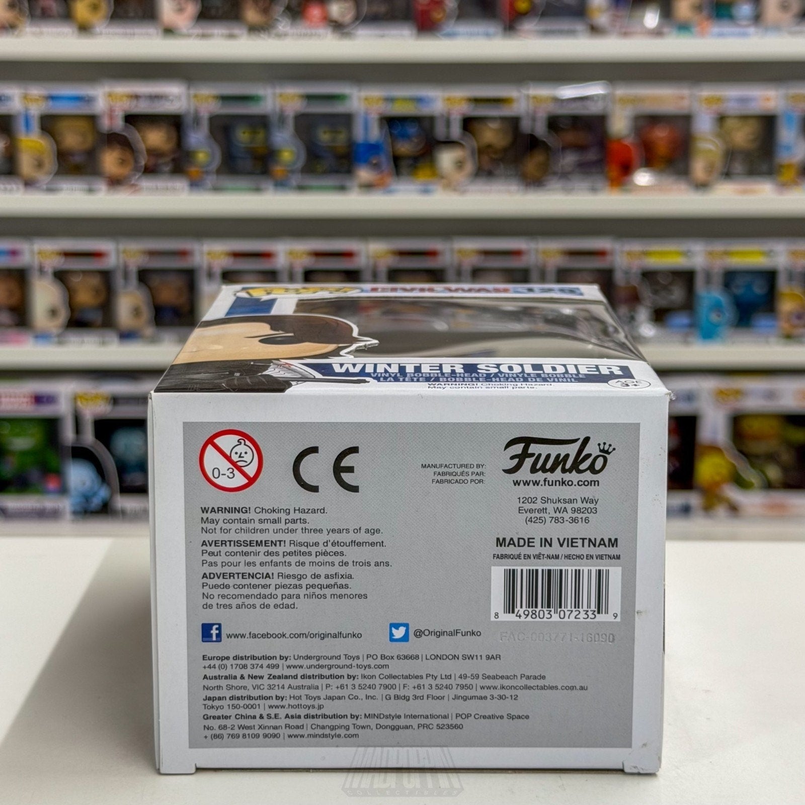 Funko Pop Marvel Captain America Civil War Winter Soldier 129 Toy Vinyl Figure