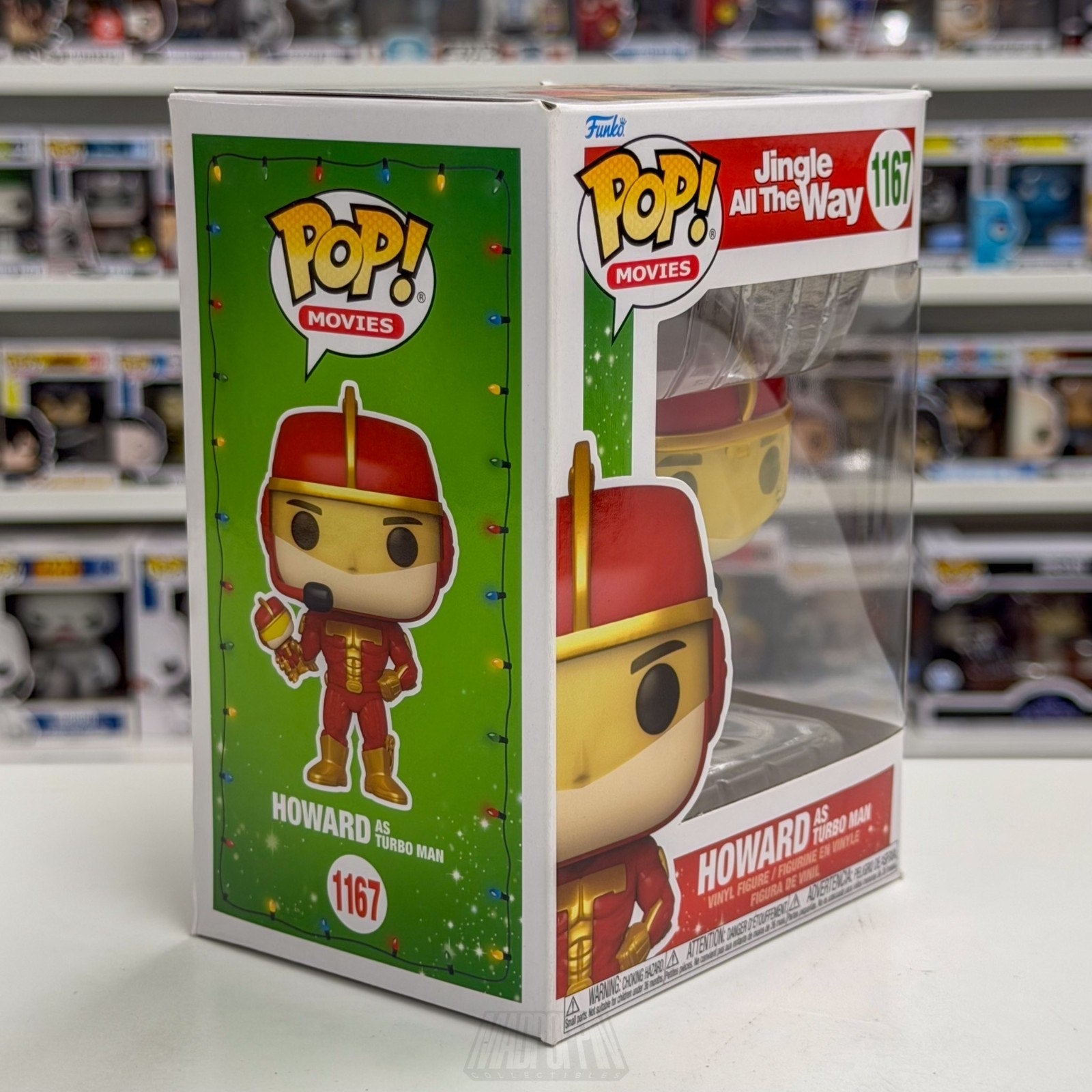 Funko Pop Movies Jingle All the Way Howard as Turbo Man 1167 Toy Vinyl Figure
