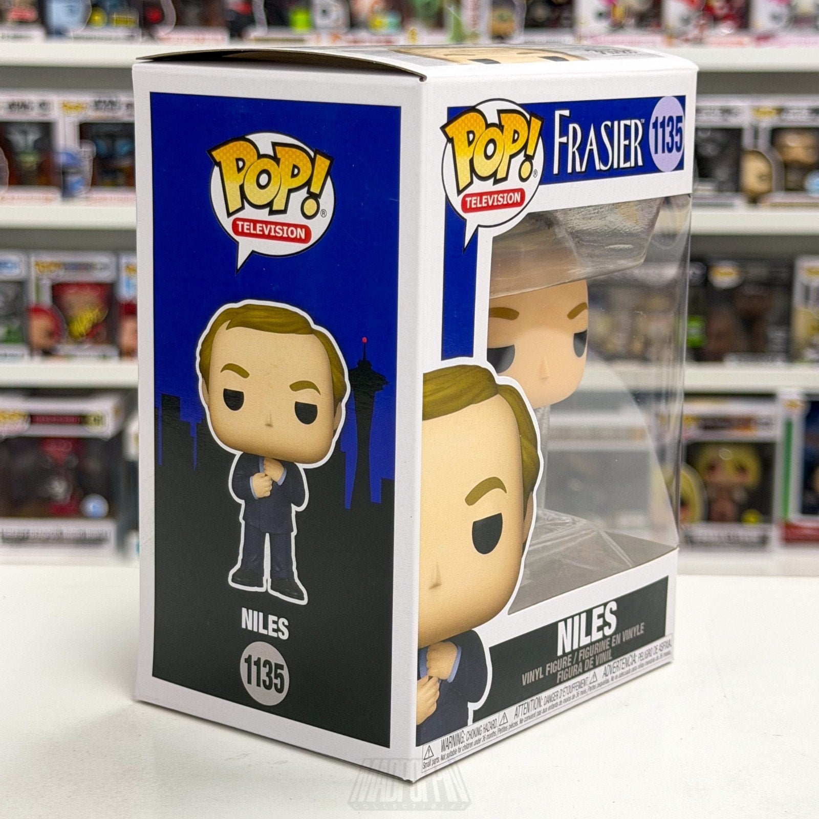Funko Pop TV Frasier Niles Crane 1135 NBC Sitcom Cheers Spin-Off Vinyl Figure