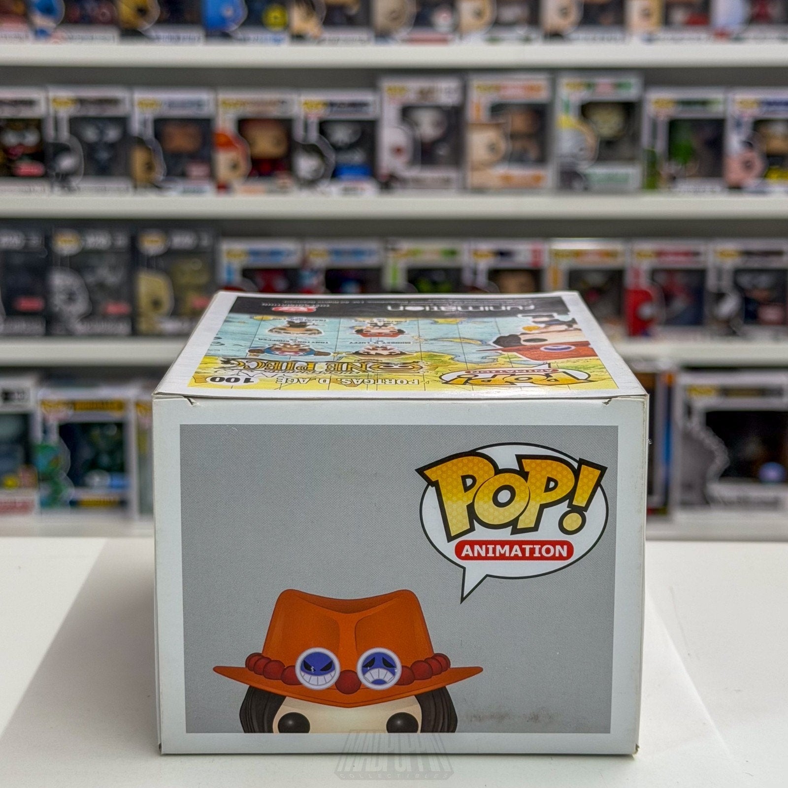 Funko Pop Anime One Piece Portgas D Ace 100 ORIGINAL 2016 RELEASE Manga Figure