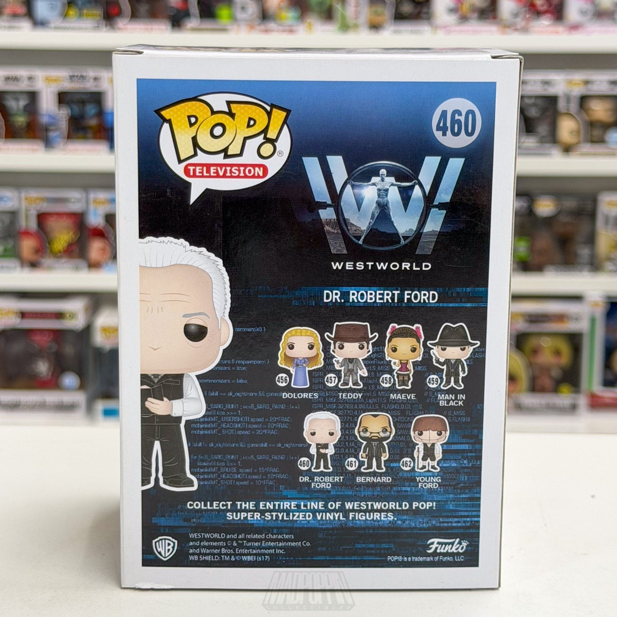 Funko Pop TV HBO Westworld Dr Robert Ford 460 Sci-Fi Western Drama Vinyl Figure