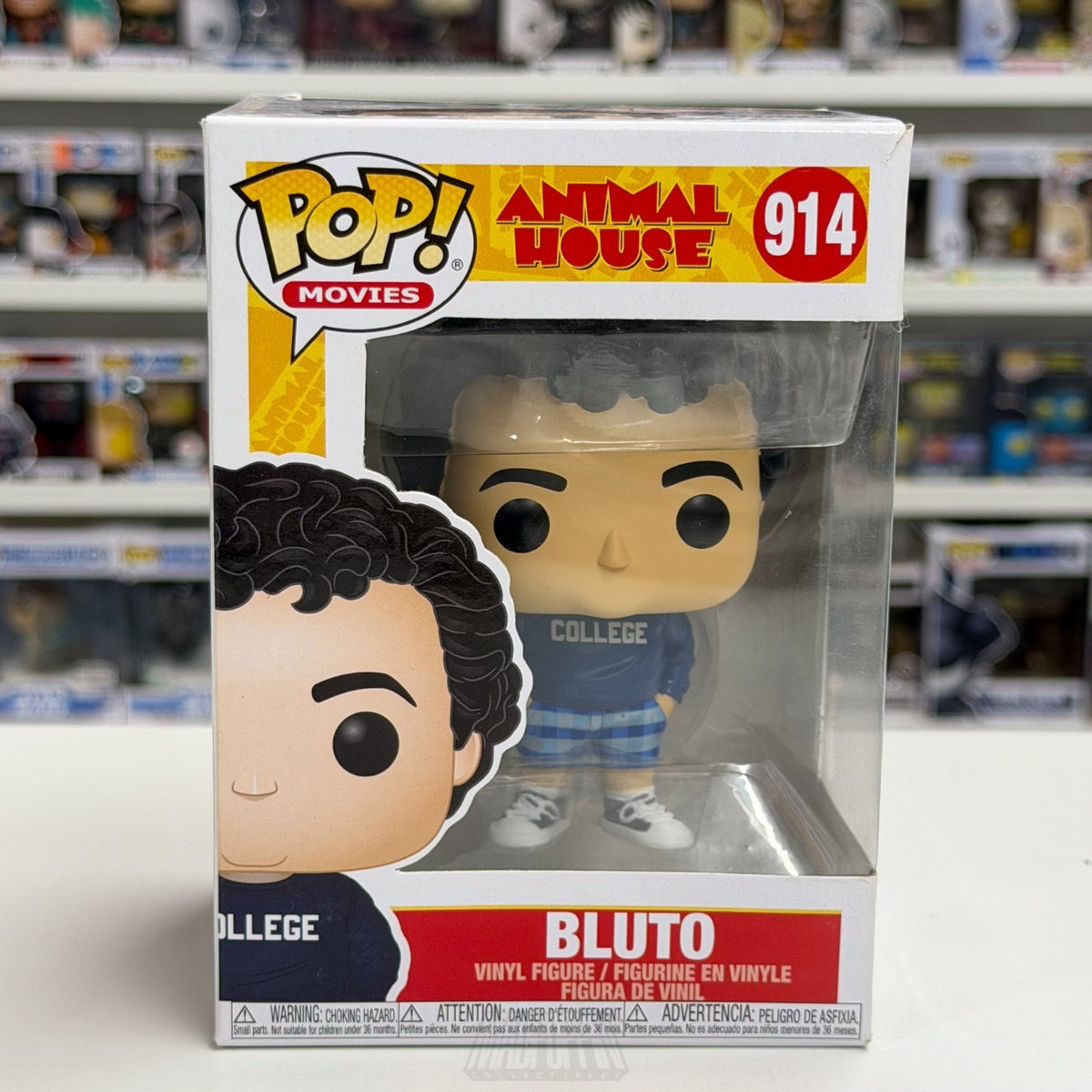 Funko Pop Movies Animal House Bluto College Sweater 914 80s Comedy Vinyl Figure