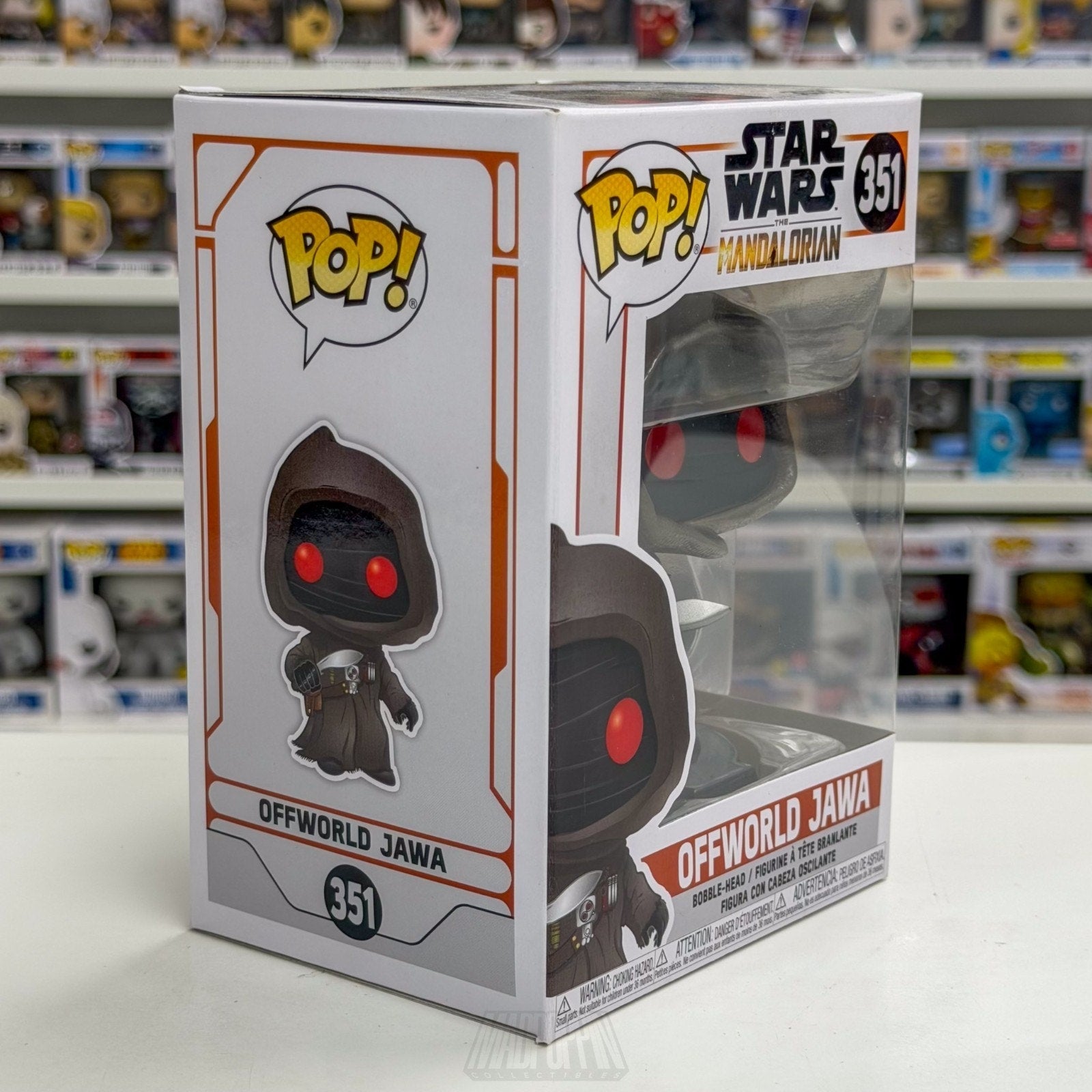 Funko Pop Star Wars Mandalorian Offworld Jawa 351 Tatooine Scavenger Toy Figure