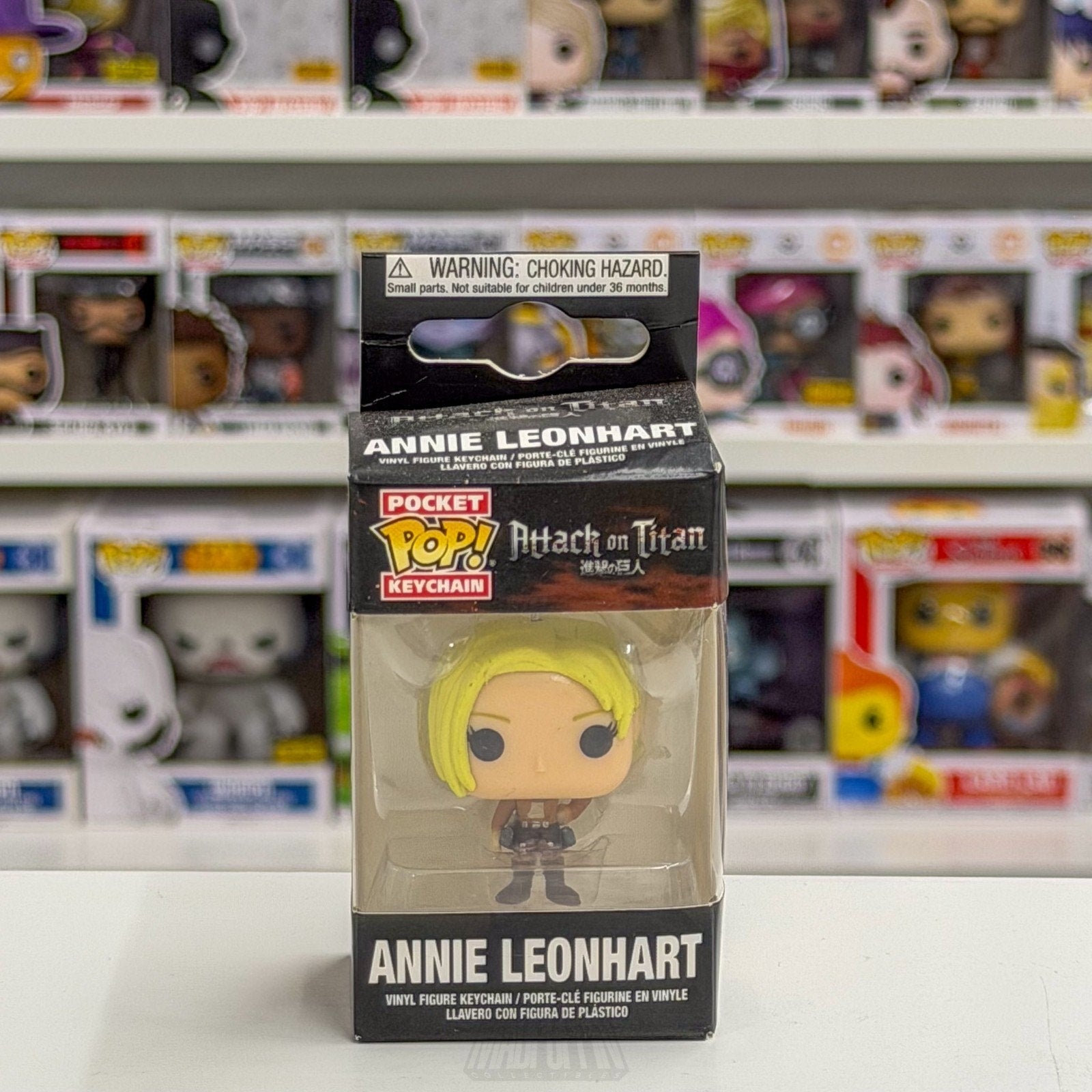 Funko Pocket Pop Keychain Anime Attack on Titan AOT Annie Leonhart Vinyl Figure