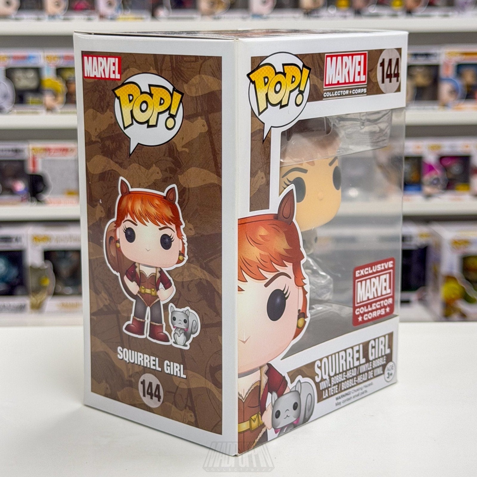 Funko Pop Marvel Collector Corps Squirrel Girl Doreen Green 144 Toy Vinyl Figure