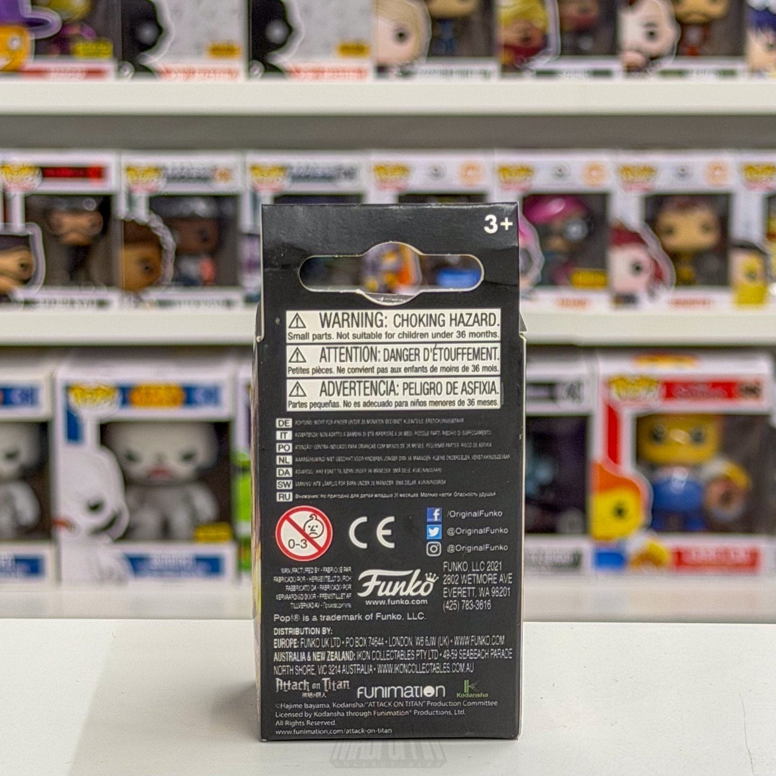 Funko Pocket Pop Keychain Anime Attack on Titan AOT Annie Leonhart Vinyl Figure