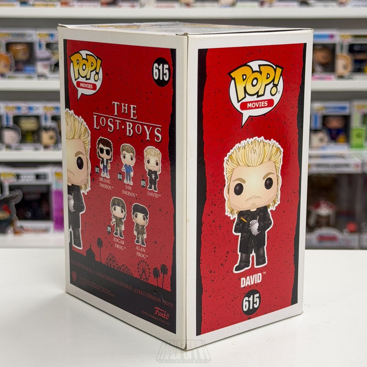 Funko Pop Movies The Lost Boys David w/Noodles 615 Vampire Horror Vinyl Figure
