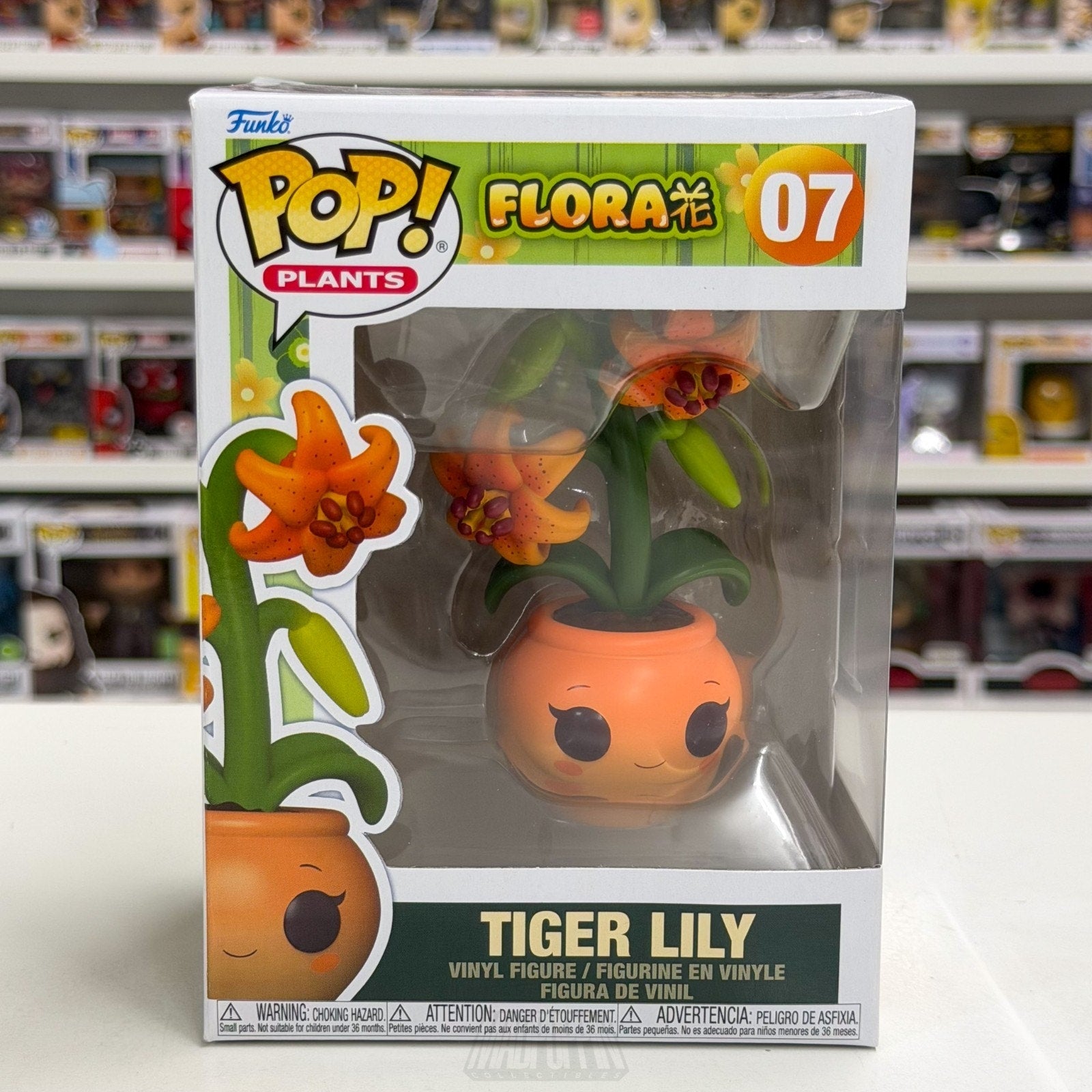 Funko Pop Plants Flora Tiger Lily 07 Mystery w/Card Fundays 2026 Vinyl Figure
