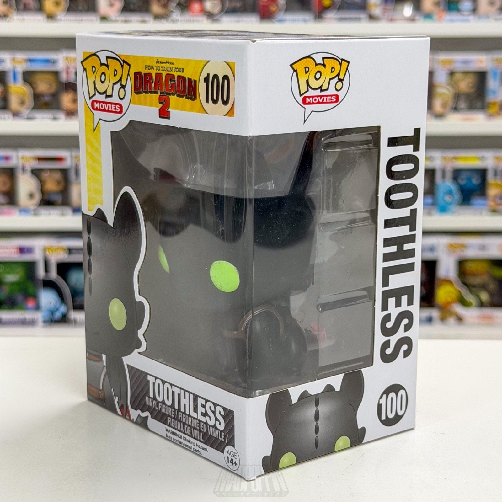 Funko Pop Movies How to Train Your Dragon 2 Toothless 100 Fantasy Vinyl Figure