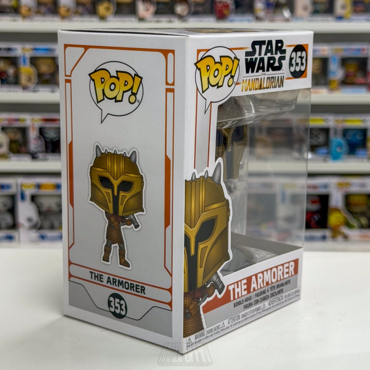 Funko Pop Star Wars Mandalorian The Armorer 353 Mandalore Tribe Toy Vinyl Figure