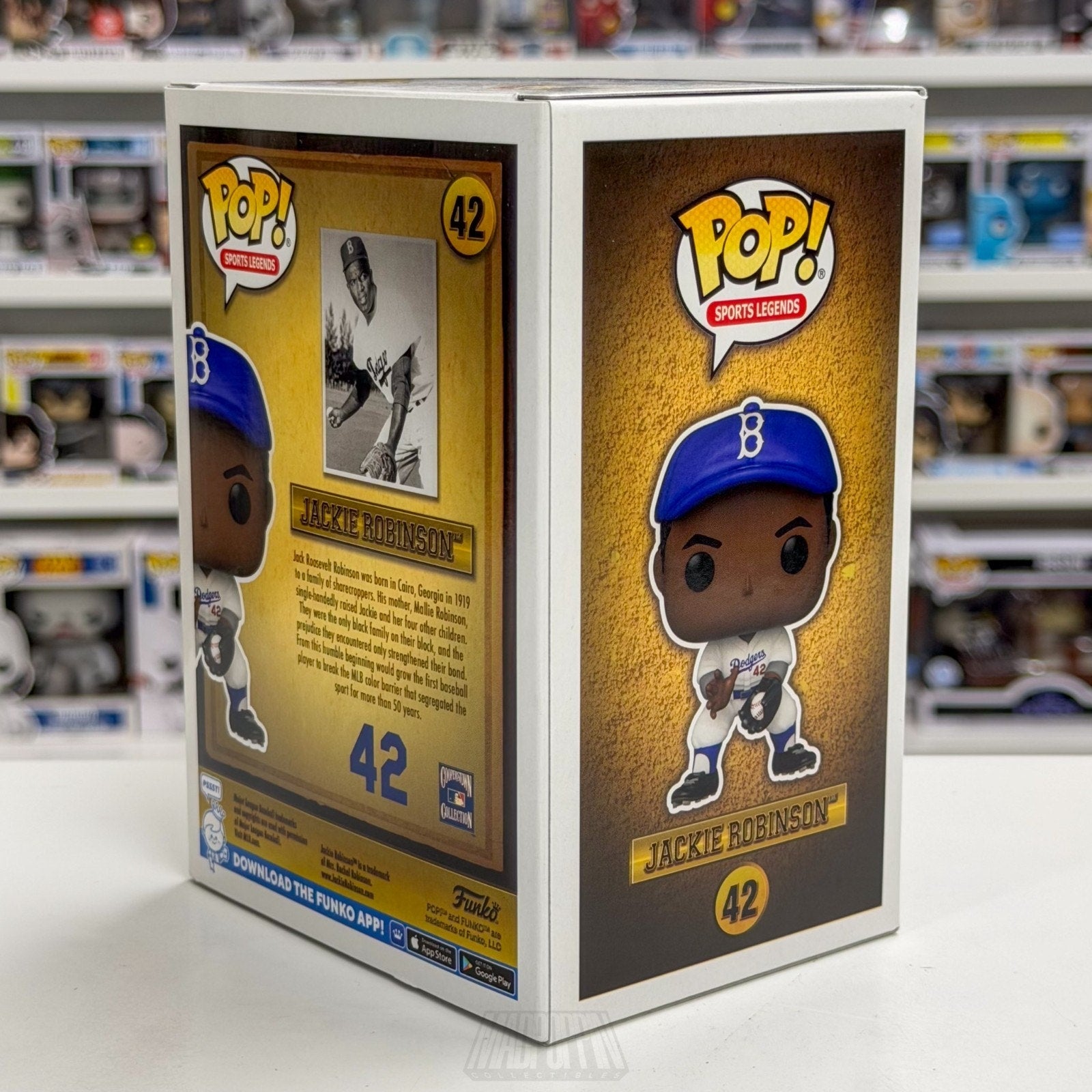 Funko Pop Sports Legends Baseball Brooklyn Dodgers Jackie Robinson 42 Toy Figure