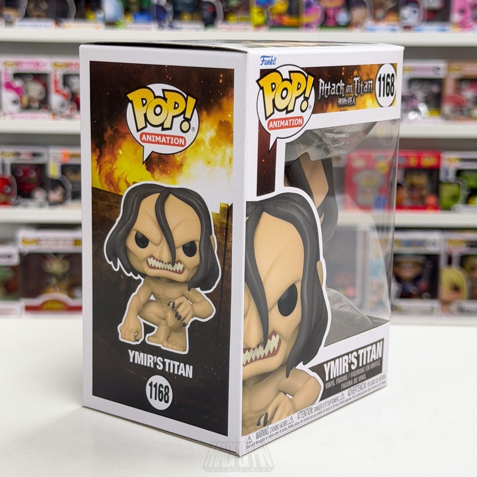 Funko Pop Anime Attack on Tita Ymir's Titan 1168 Japan Manga Toy Vinyl Figure