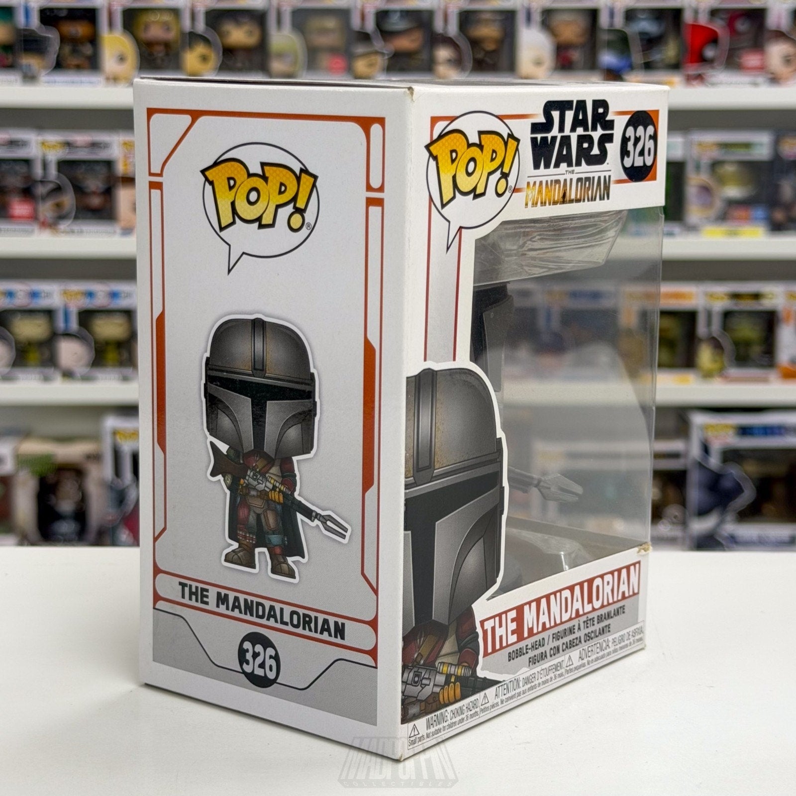 Funko Pop The Mandalorian 326 Din Djarin Bounty Hunter Disney+ Toy Vinyl Figure