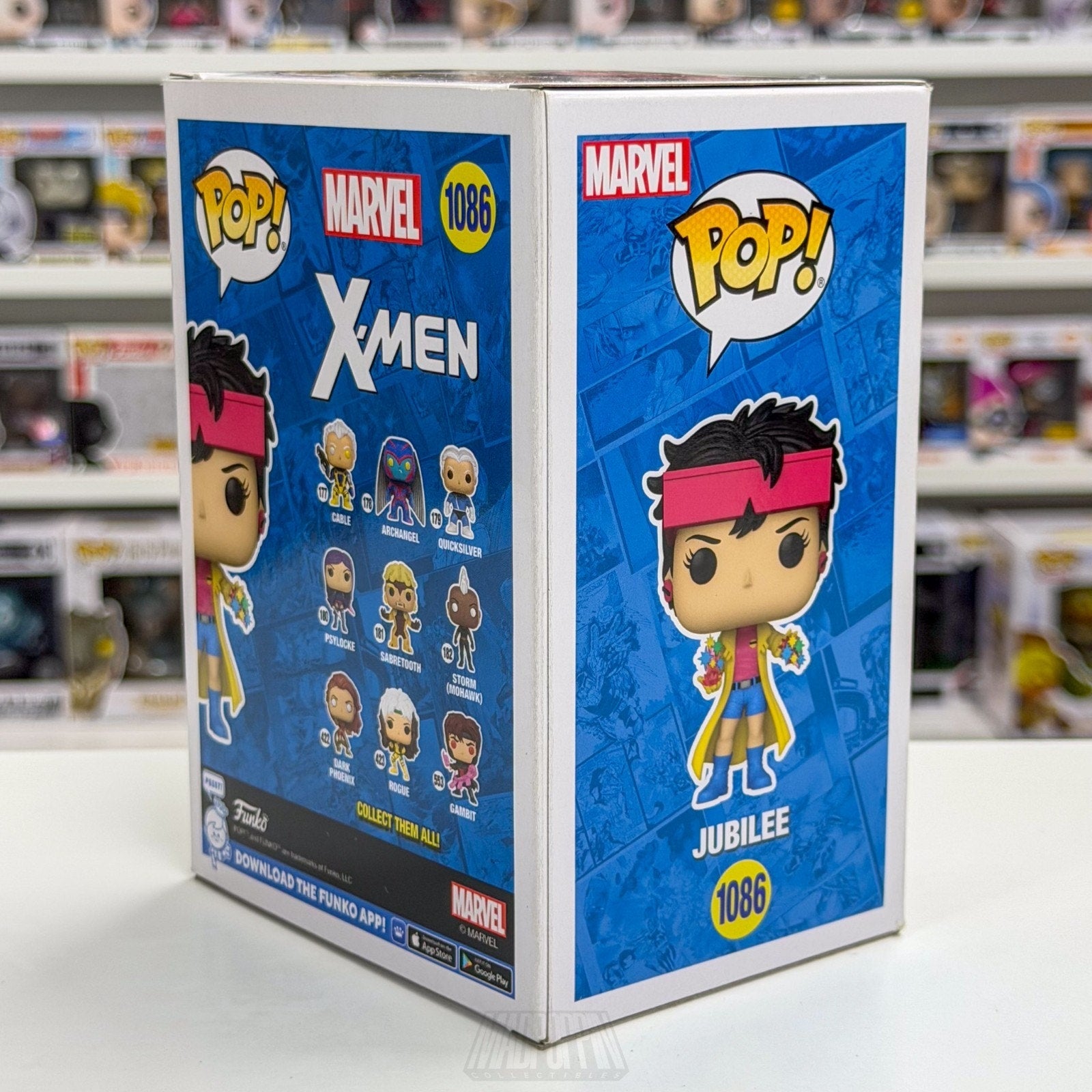 Funko Pop Marvel X-Men Jubilee Walgreens 1086 Jubilation Lee Mutant Vinyl Figure