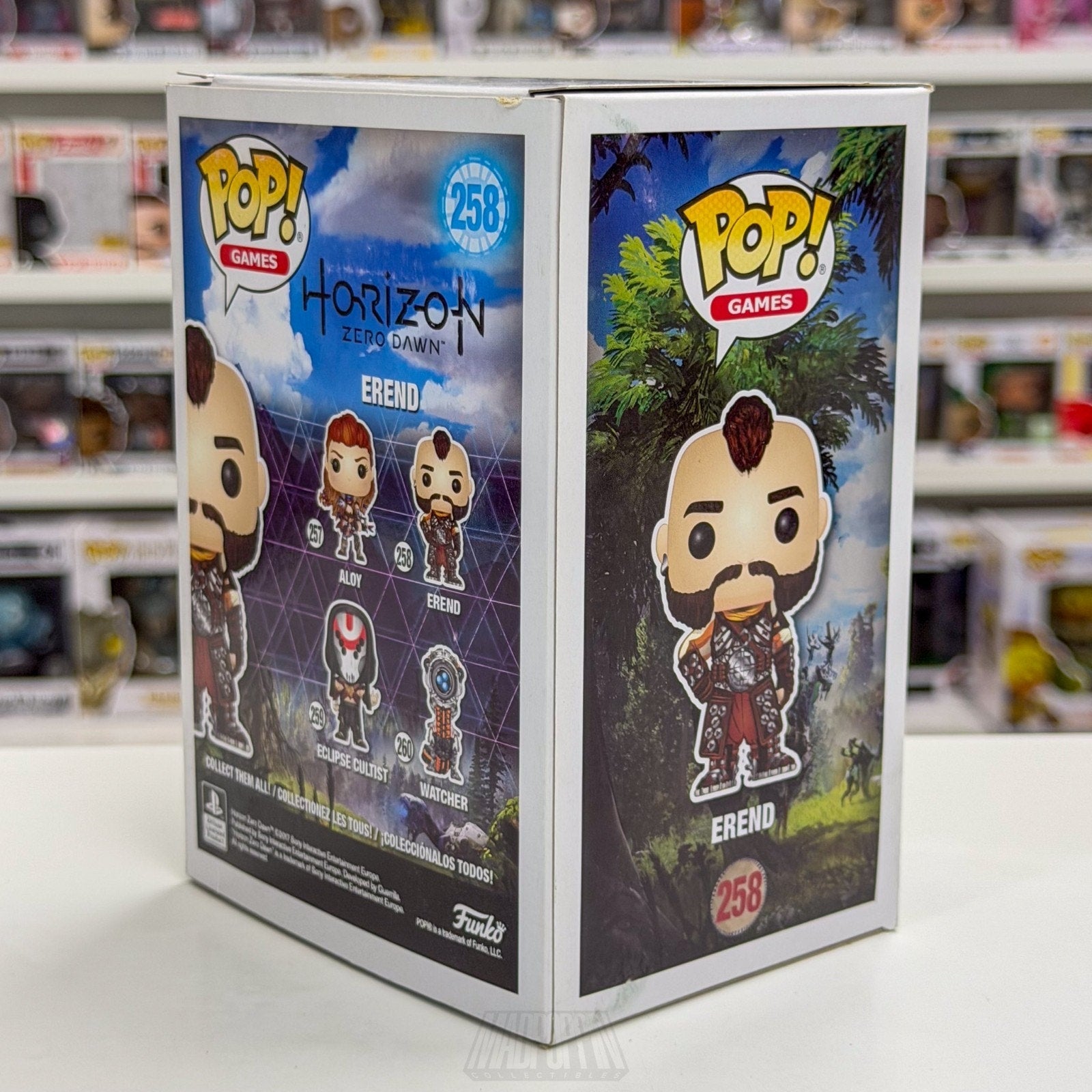 Funko Pop Video Games Horizon Zero Dawn Erend Vanguardsman 258 Toy Vinyl Figure
