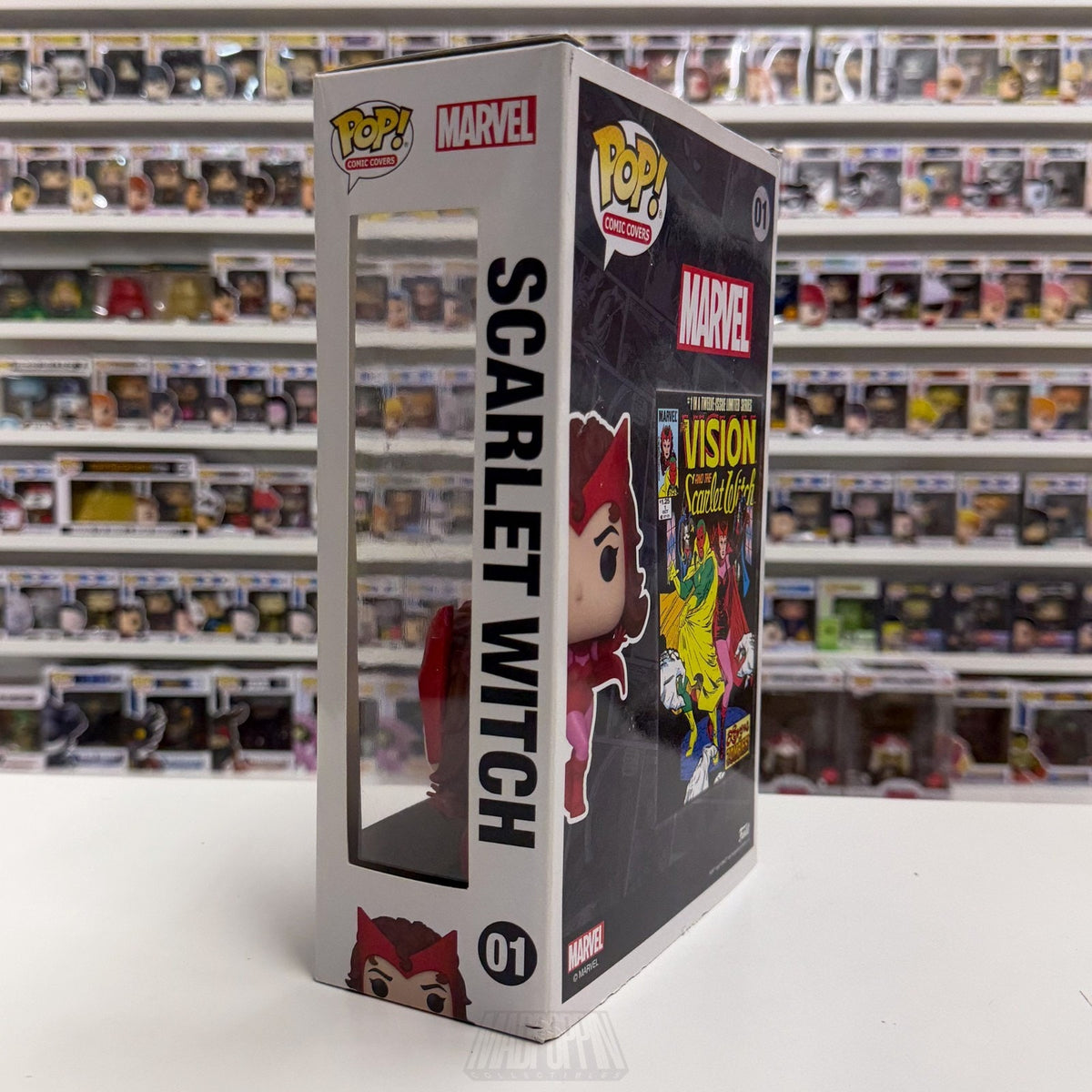 Funko Pop Marvel Comic Covers Scarlet Witch Target 01 Wanda Vision Vinyl Figure