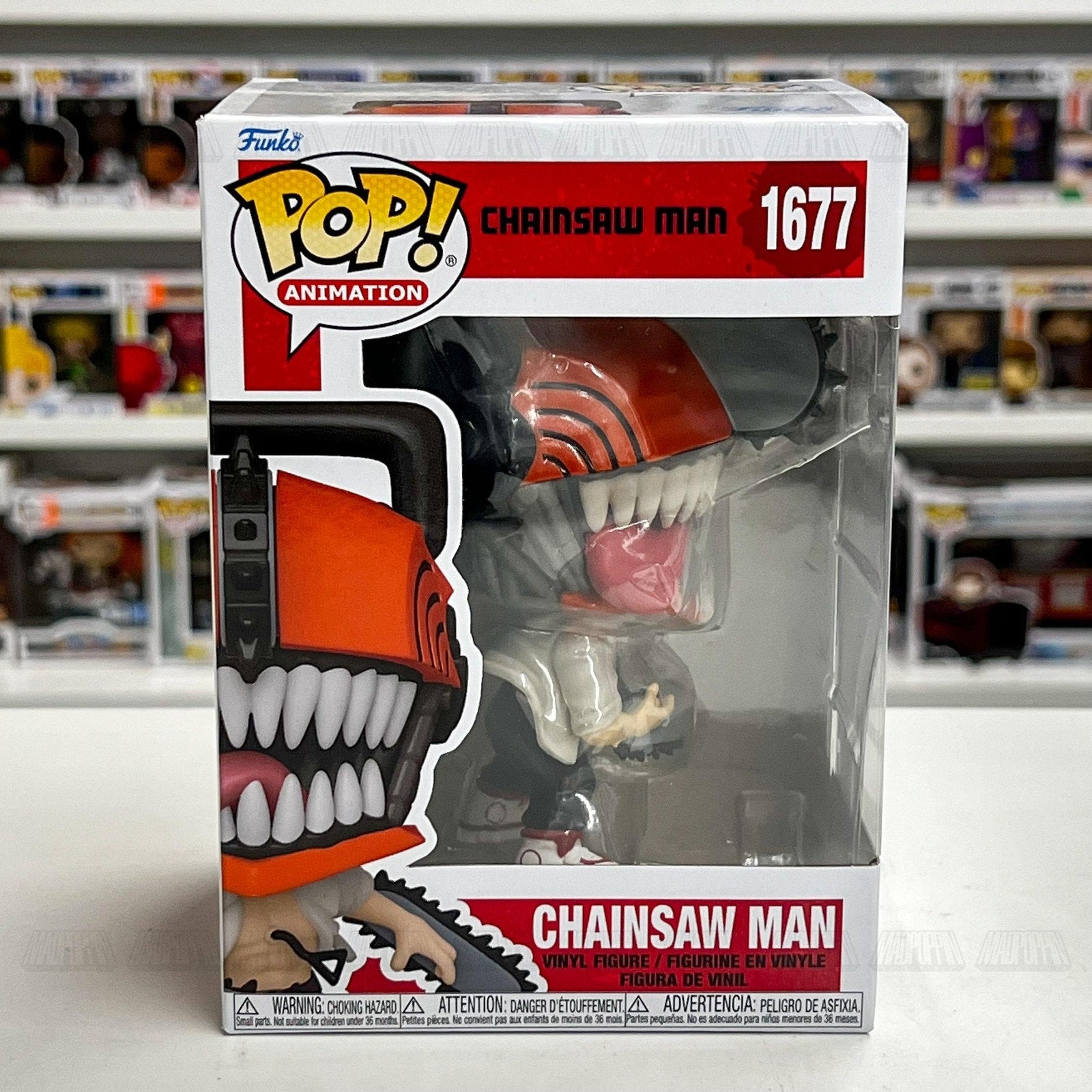 Funko Pop Anime Chainsaw Man 1677 Denji Japanese Horror Manga Toy Vinyl Figure