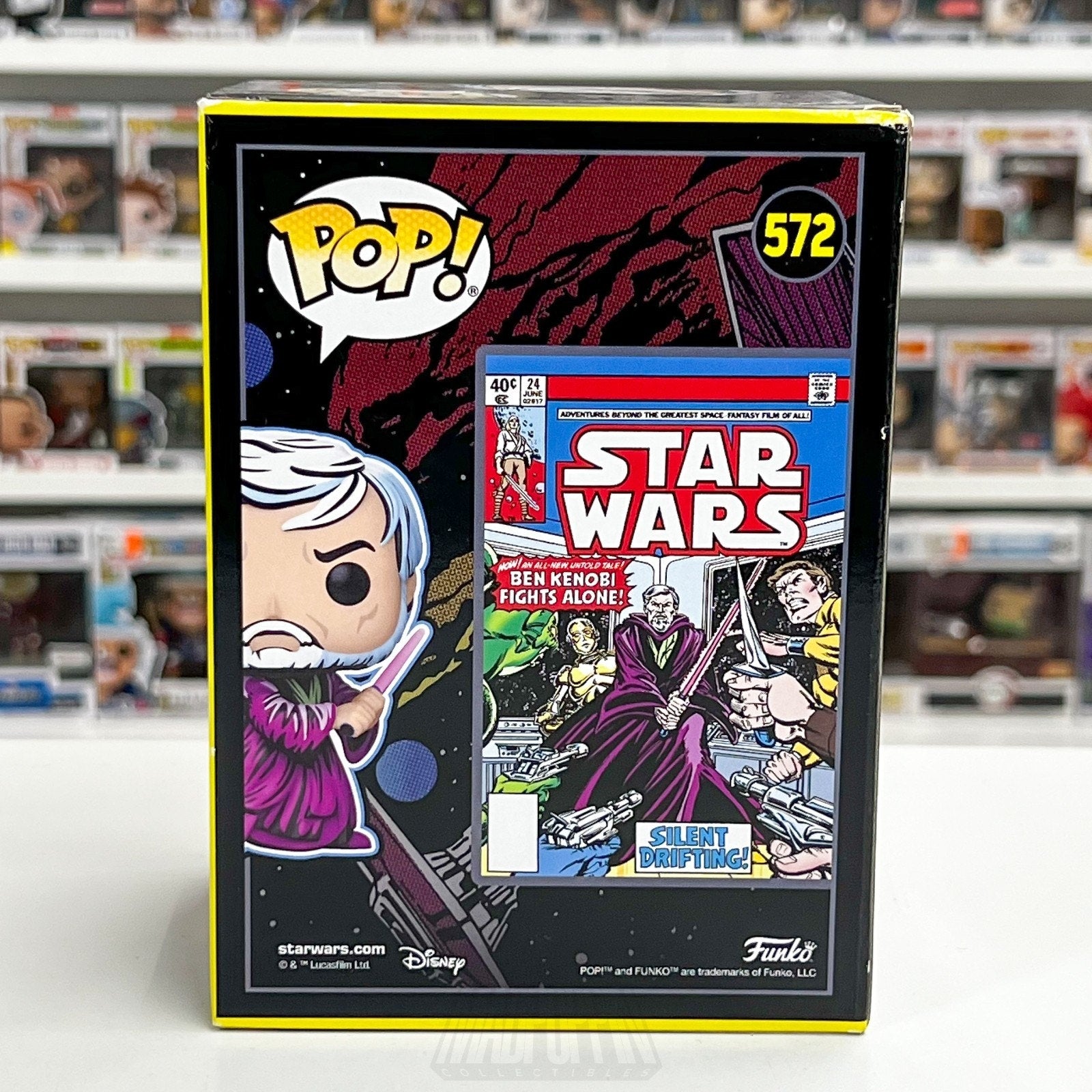 Funko Pop Star Wars Ben Kenobi Retro Target 572 Jedi Knight ForceVinyl Figure